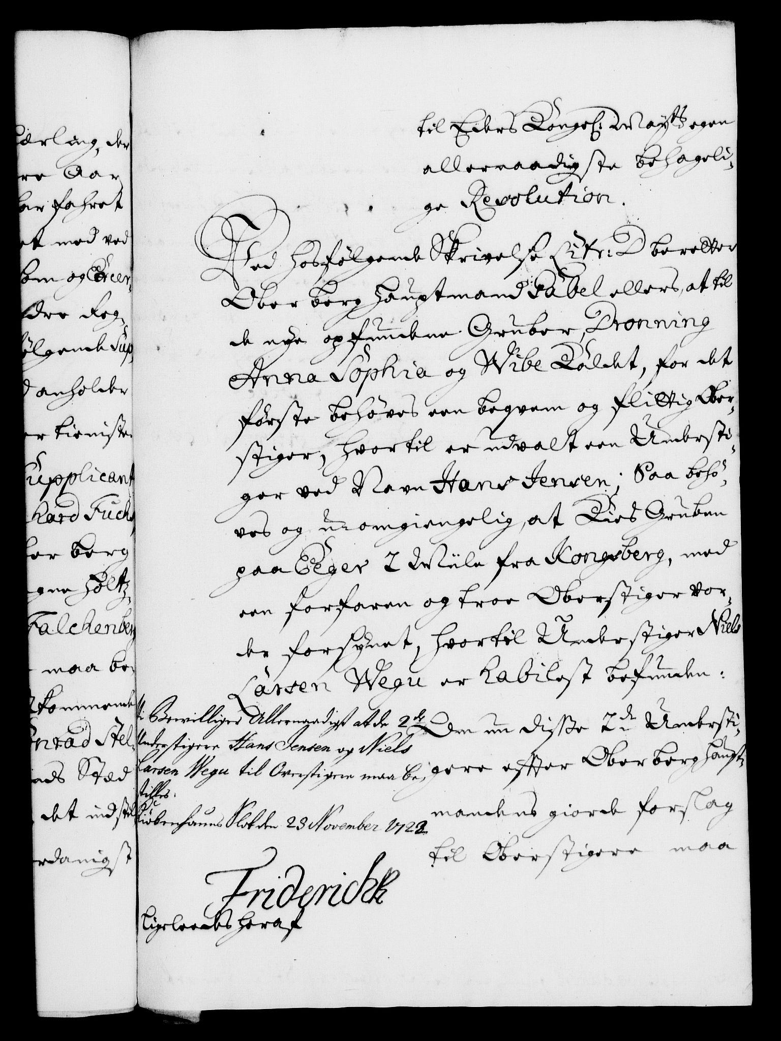 Rentekammeret, Kammerkanselliet, RA/EA-3111/G/Gf/Gfa/L0005: Norsk relasjons- og resolusjonsprotokoll (merket RK 52.5), 1722, s. 738