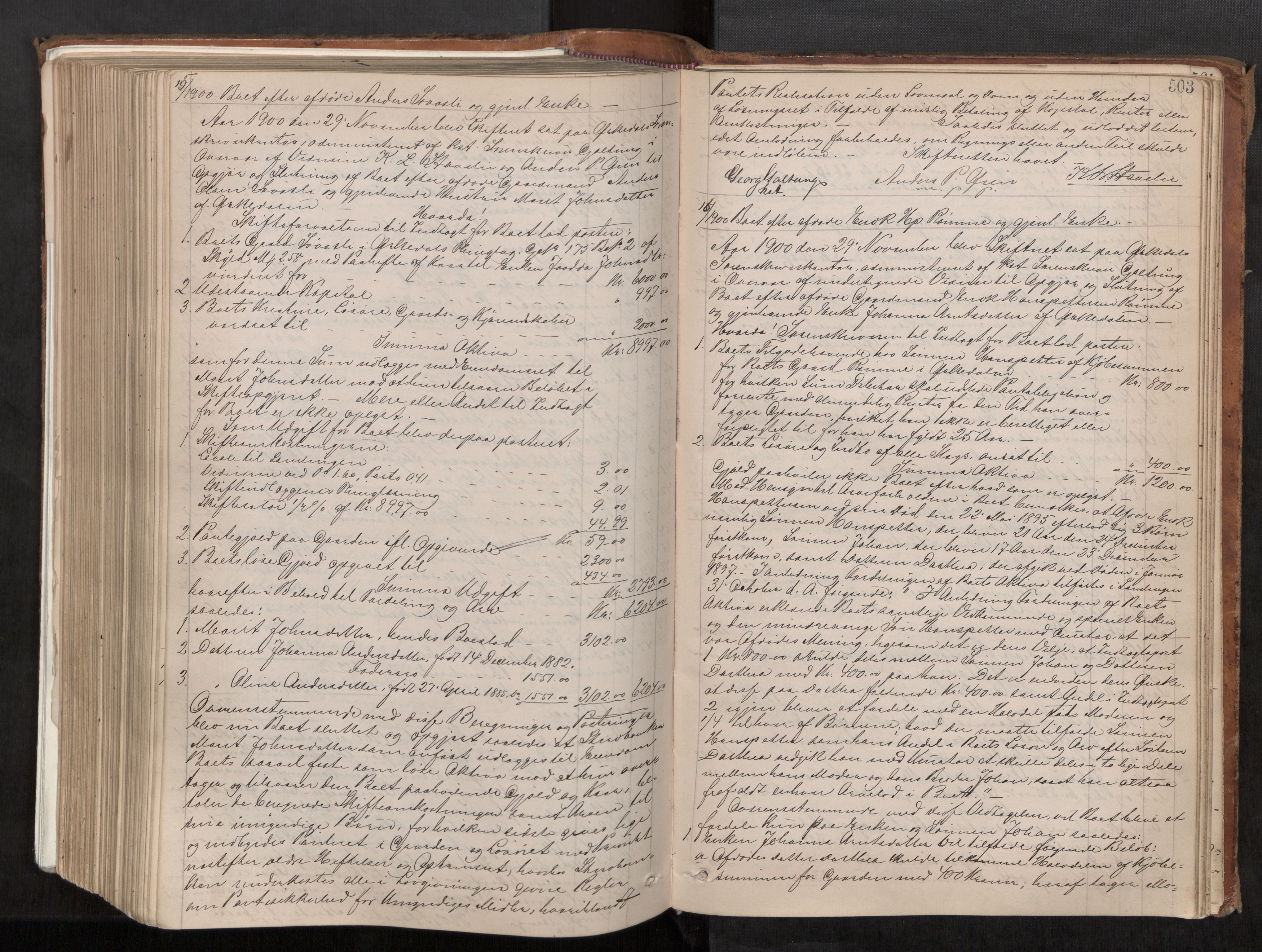 Orkdal sorenskriveri, AV/SAT-A-4169/1/3/3Aa/L0014: Skifteprotokoller, 1881-1902, s. 503
