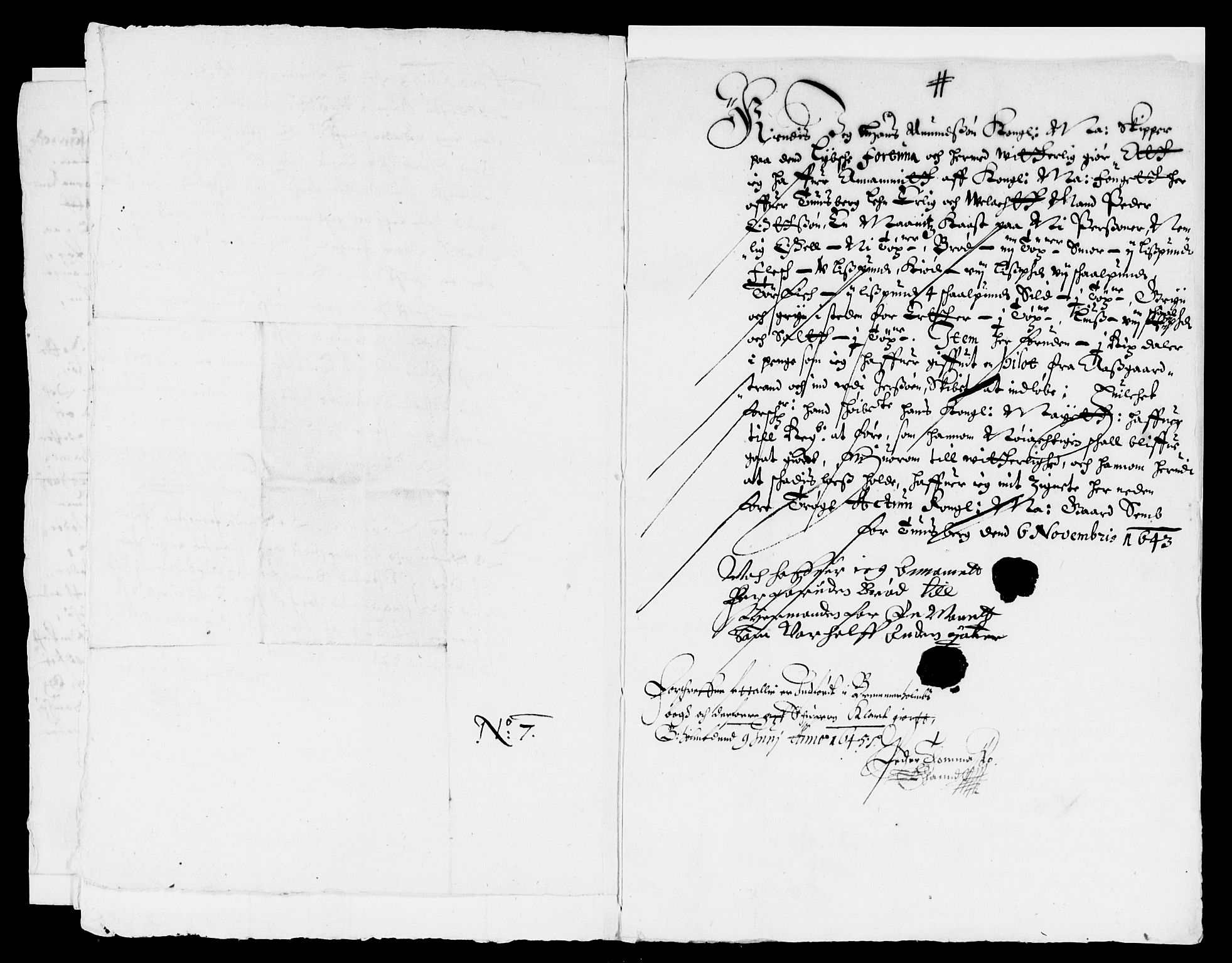 Rentekammeret inntil 1814, Reviderte regnskaper, Lensregnskaper, AV/RA-EA-5023/R/Rb/Rbo/L0024: Tønsberg len, 1642-1644