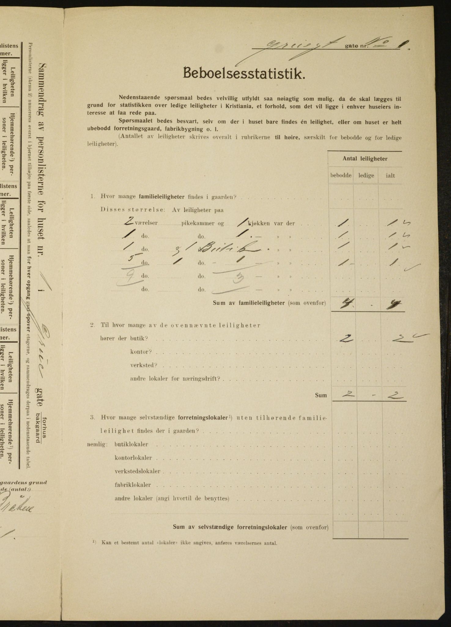 OBA, Kommunal folketelling 1.2.1910 for Kristiania, 1910, s. 28956