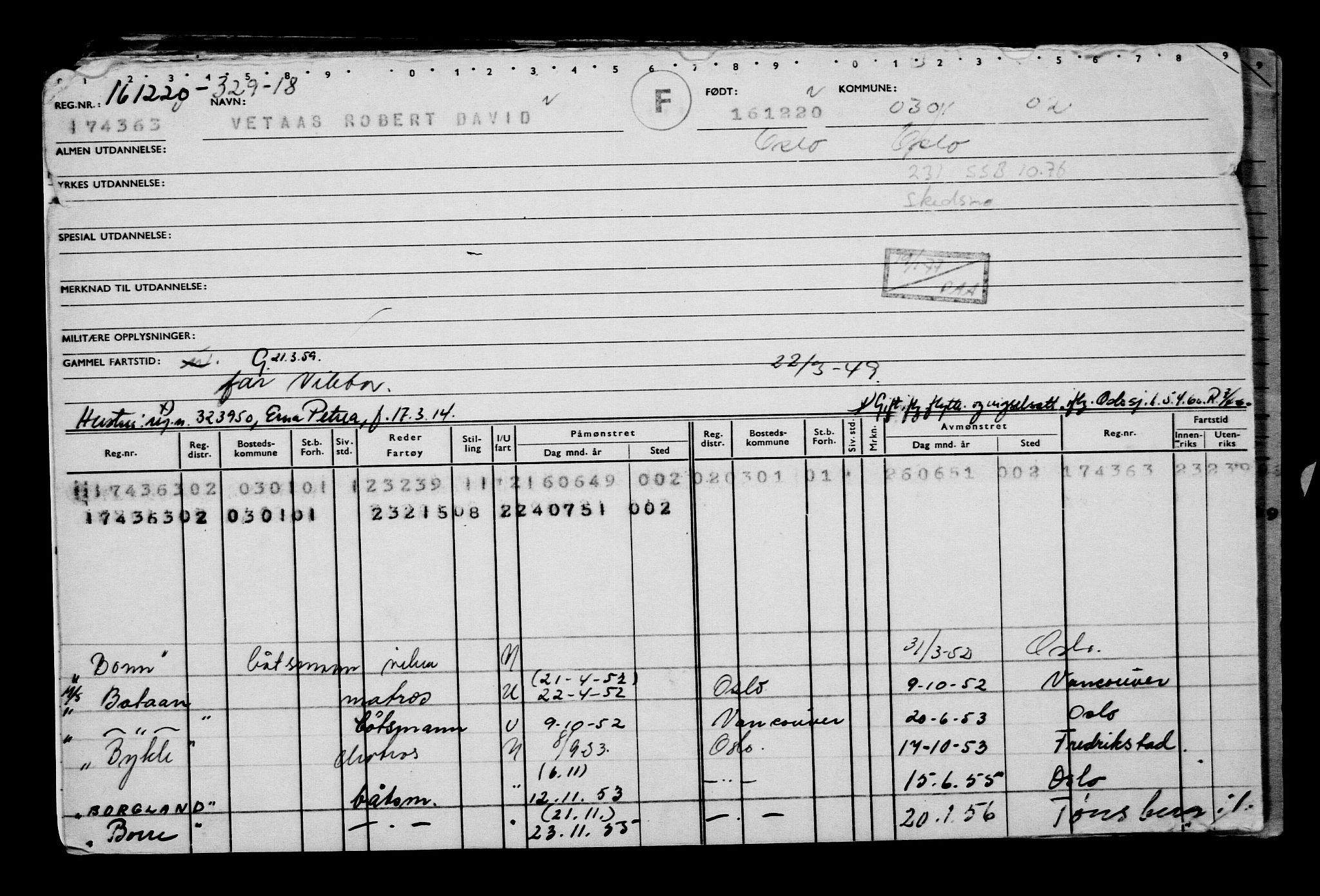 Direktoratet for sjømenn, AV/RA-S-3545/G/Gb/L0188: Hovedkort, 1920, s. 390