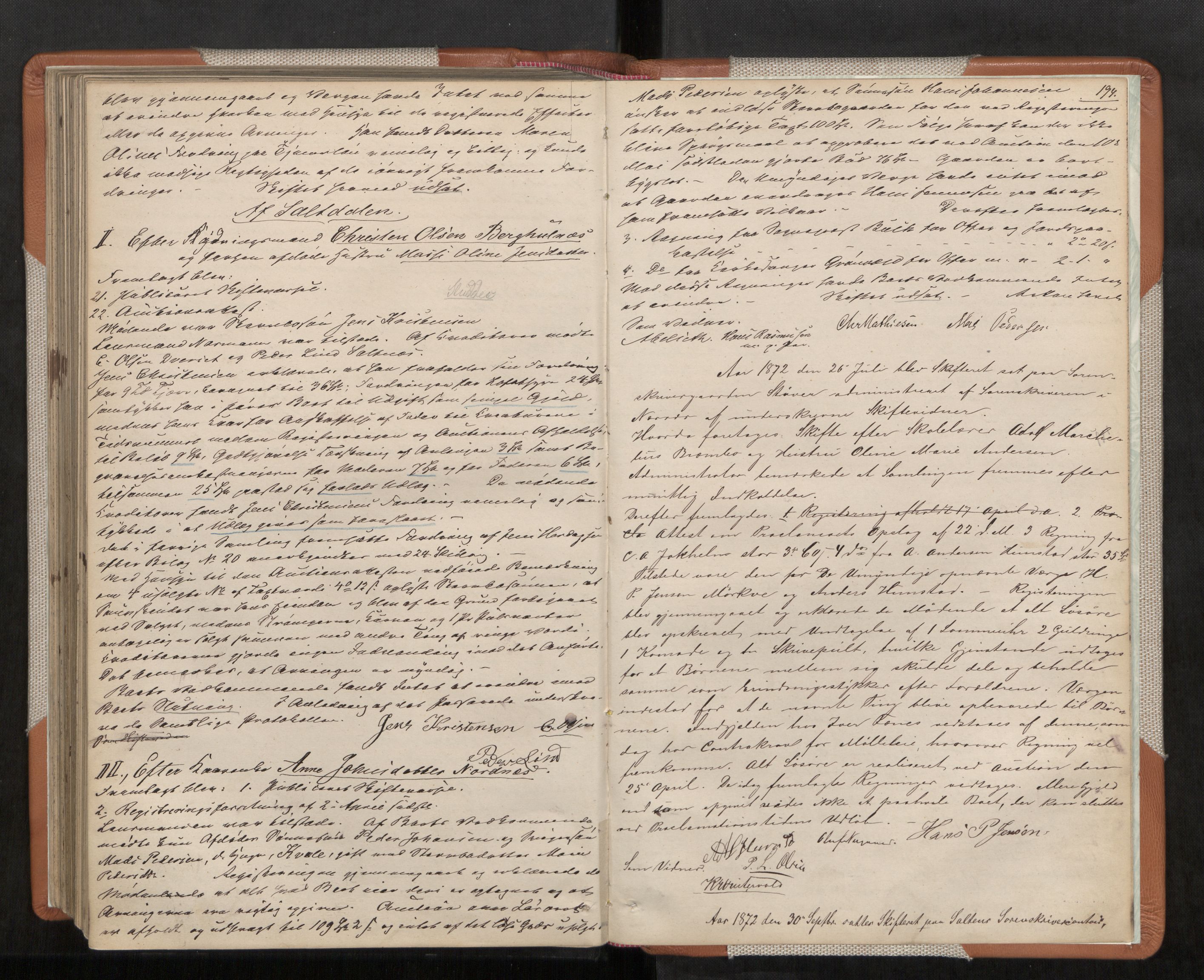 Salten sorenskriveri, AV/SAT-A-4578/1/3/3B/L0003: Skiftebehandlingsprotokoll, 1865-1873, s. 194