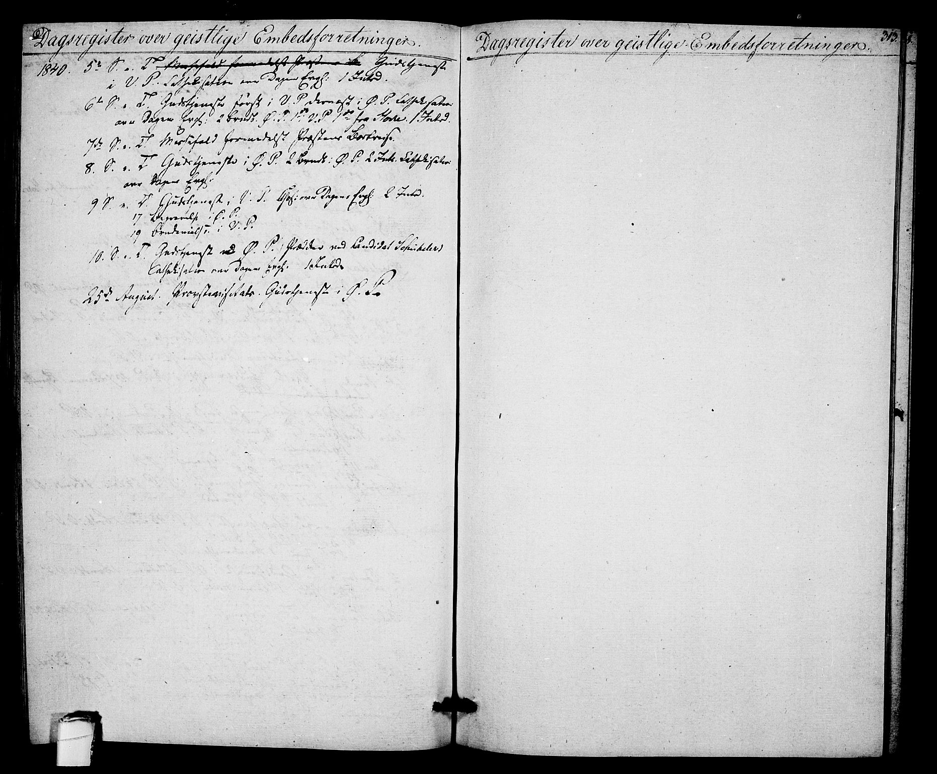 Porsgrunn kirkebøker , AV/SAKO-A-104/F/Fa/L0005: Ministerialbok nr. 5, 1828-1840, s. 313