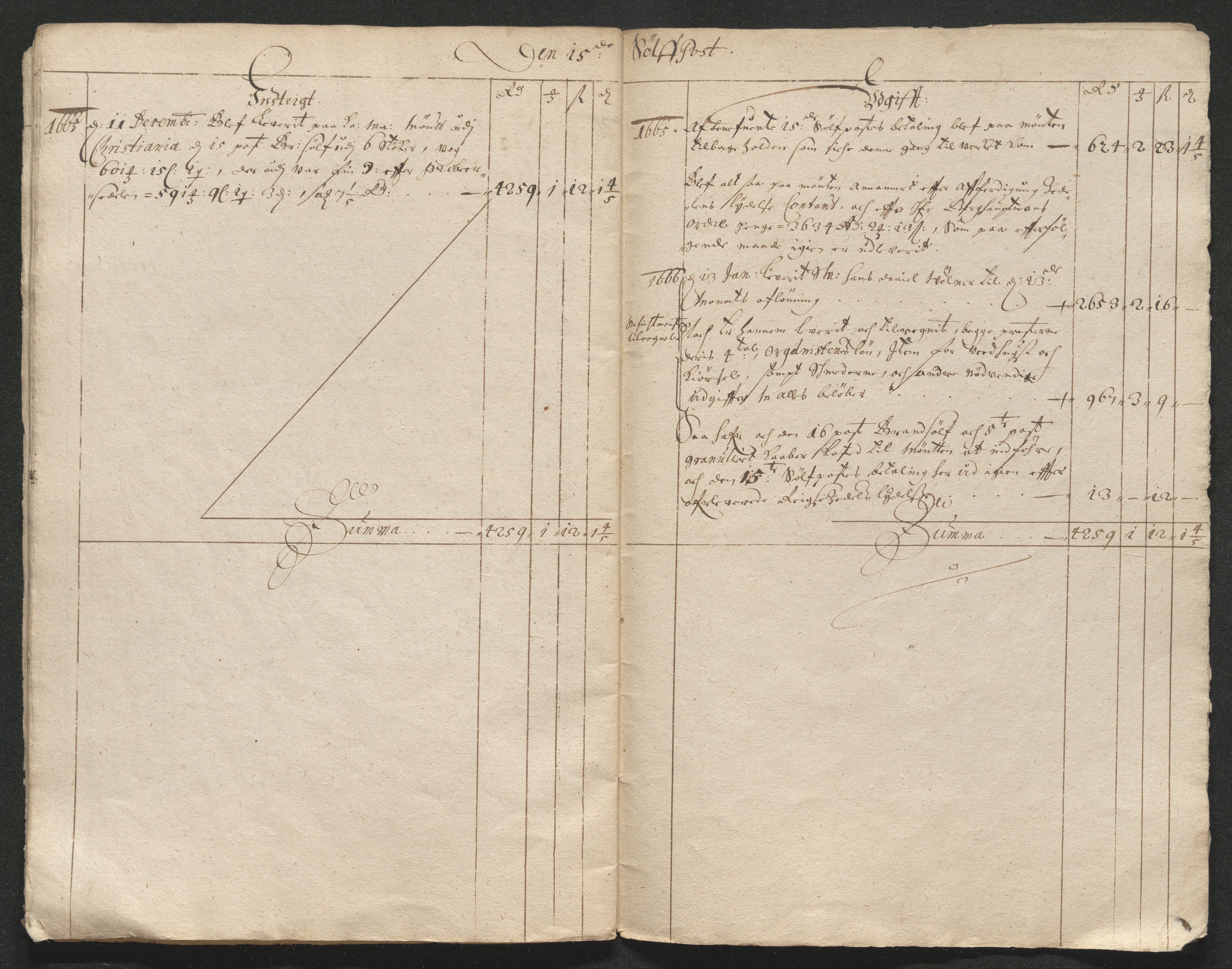 Kongsberg Sølvverk 1623-1816, SAKO/EA-3135/001/D/Dc/Dcd/L0038: Utgiftsregnskap for gruver m.m. , 1661-1665, s. 527