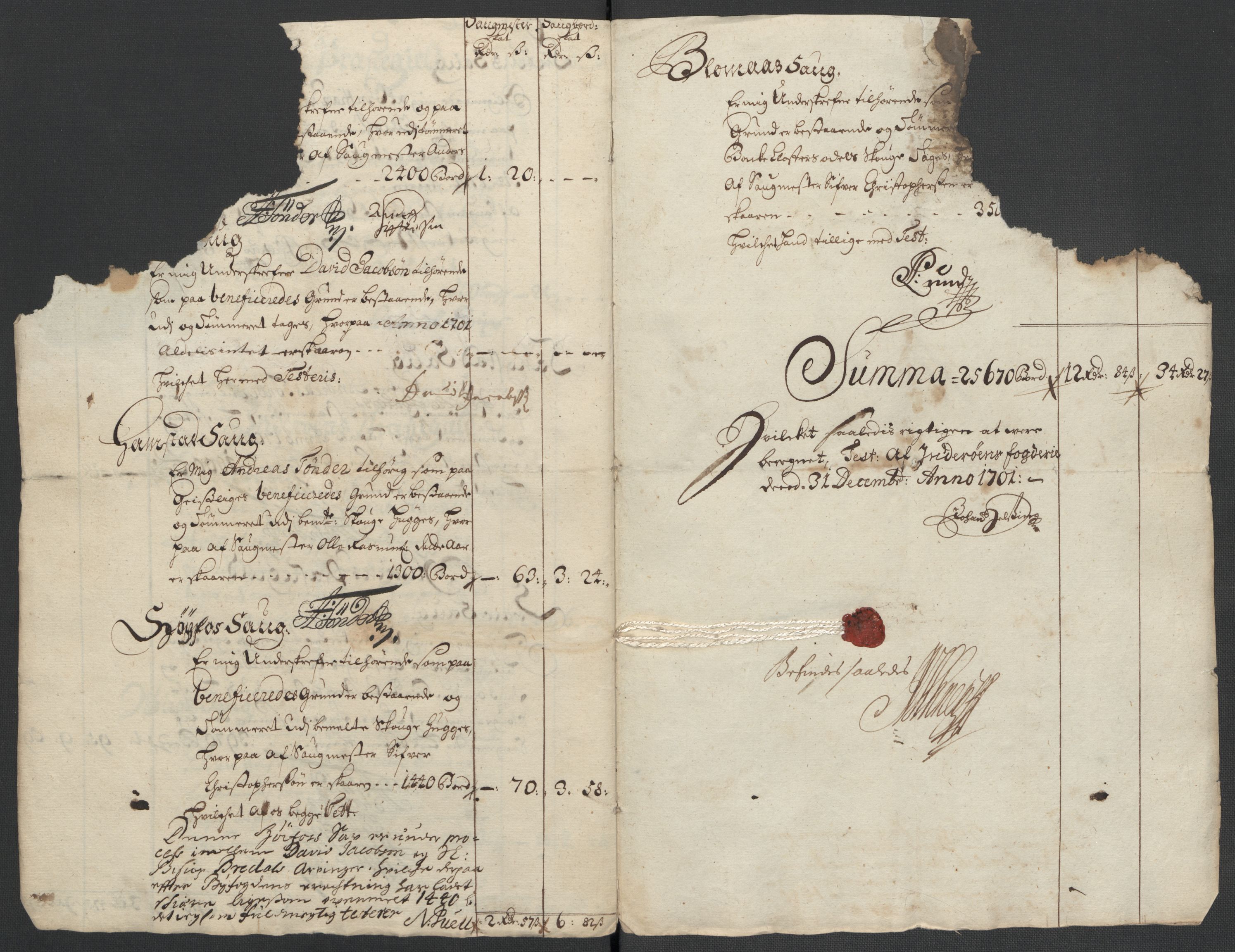 Rentekammeret inntil 1814, Reviderte regnskaper, Fogderegnskap, AV/RA-EA-4092/R63/L4312: Fogderegnskap Inderøy, 1701-1702, s. 23