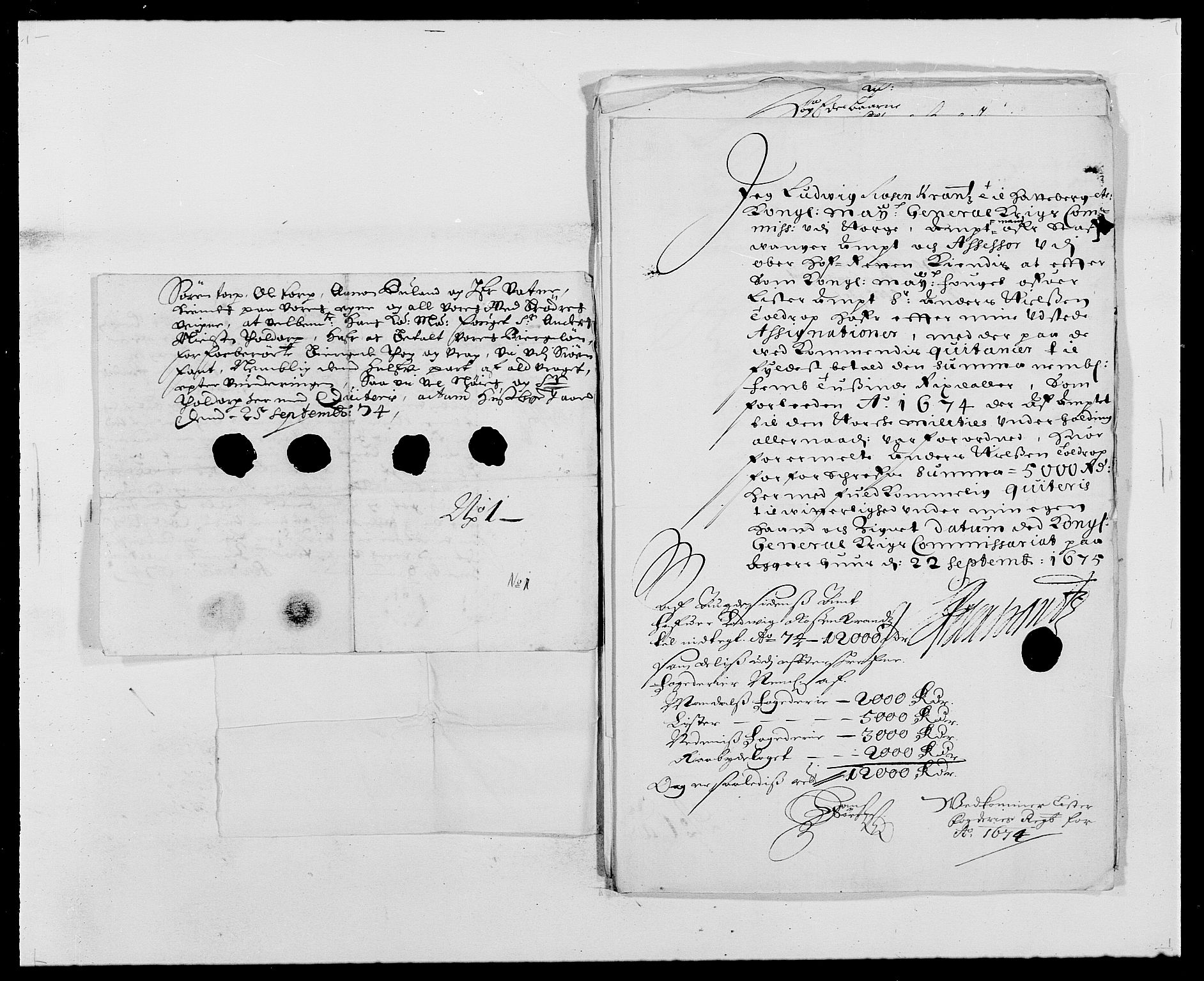 Rentekammeret inntil 1814, Reviderte regnskaper, Fogderegnskap, AV/RA-EA-4092/R41/L2528: Fogderegnskap Lista, 1673-1674, s. 285