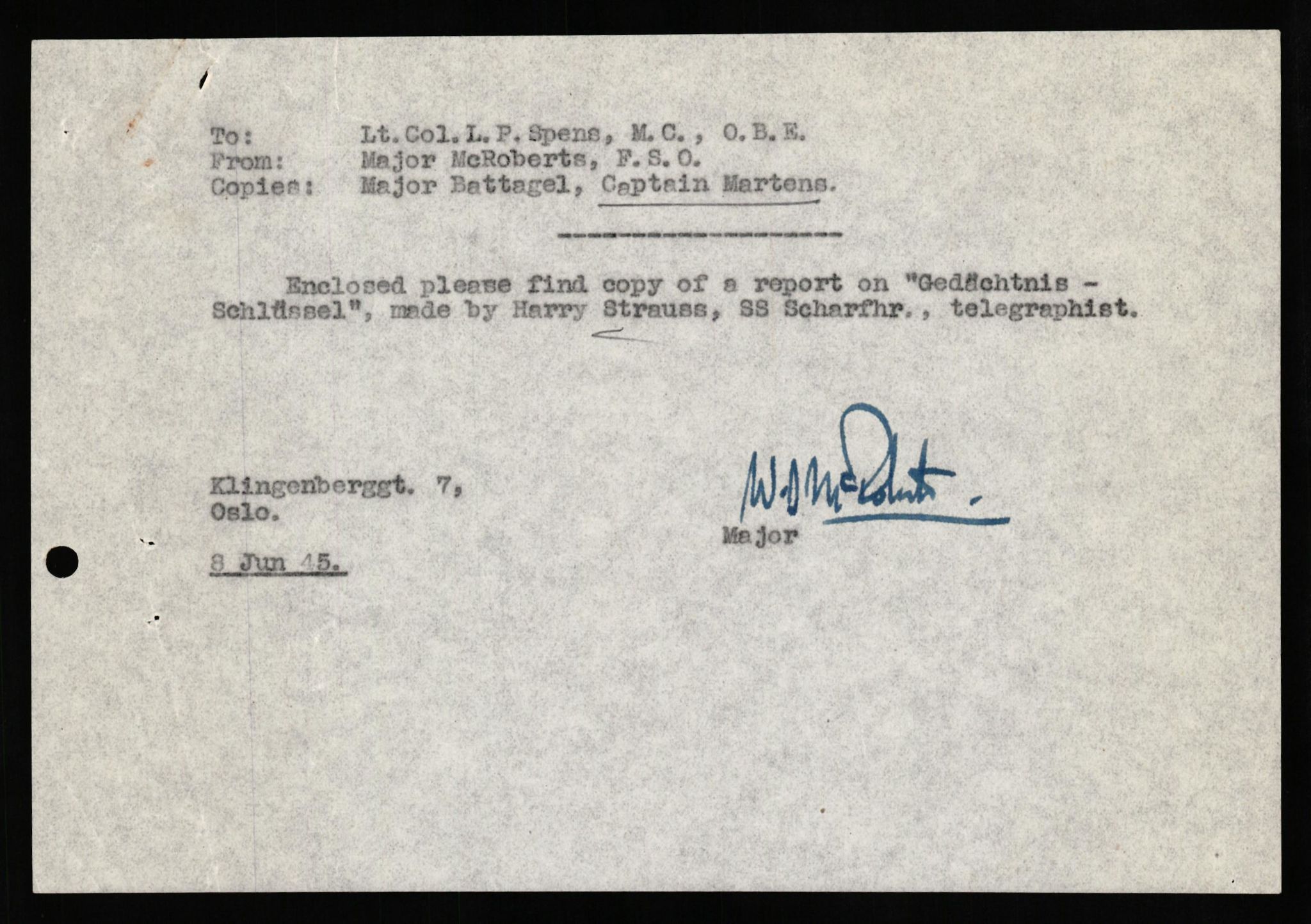 Forsvaret, Forsvarets overkommando II, AV/RA-RAFA-3915/D/Db/L0033: CI Questionaires. Tyske okkupasjonsstyrker i Norge. Tyskere., 1945-1946, s. 229