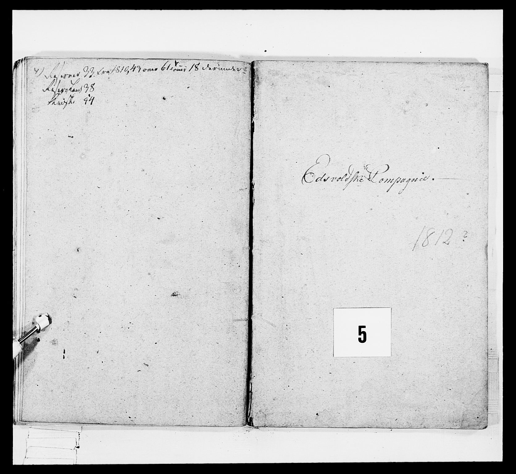 Generalitets- og kommissariatskollegiet, Det kongelige norske kommissariatskollegium, AV/RA-EA-5420/E/Eh/L0049: Akershusiske skarpskytterregiment, 1812, s. 268