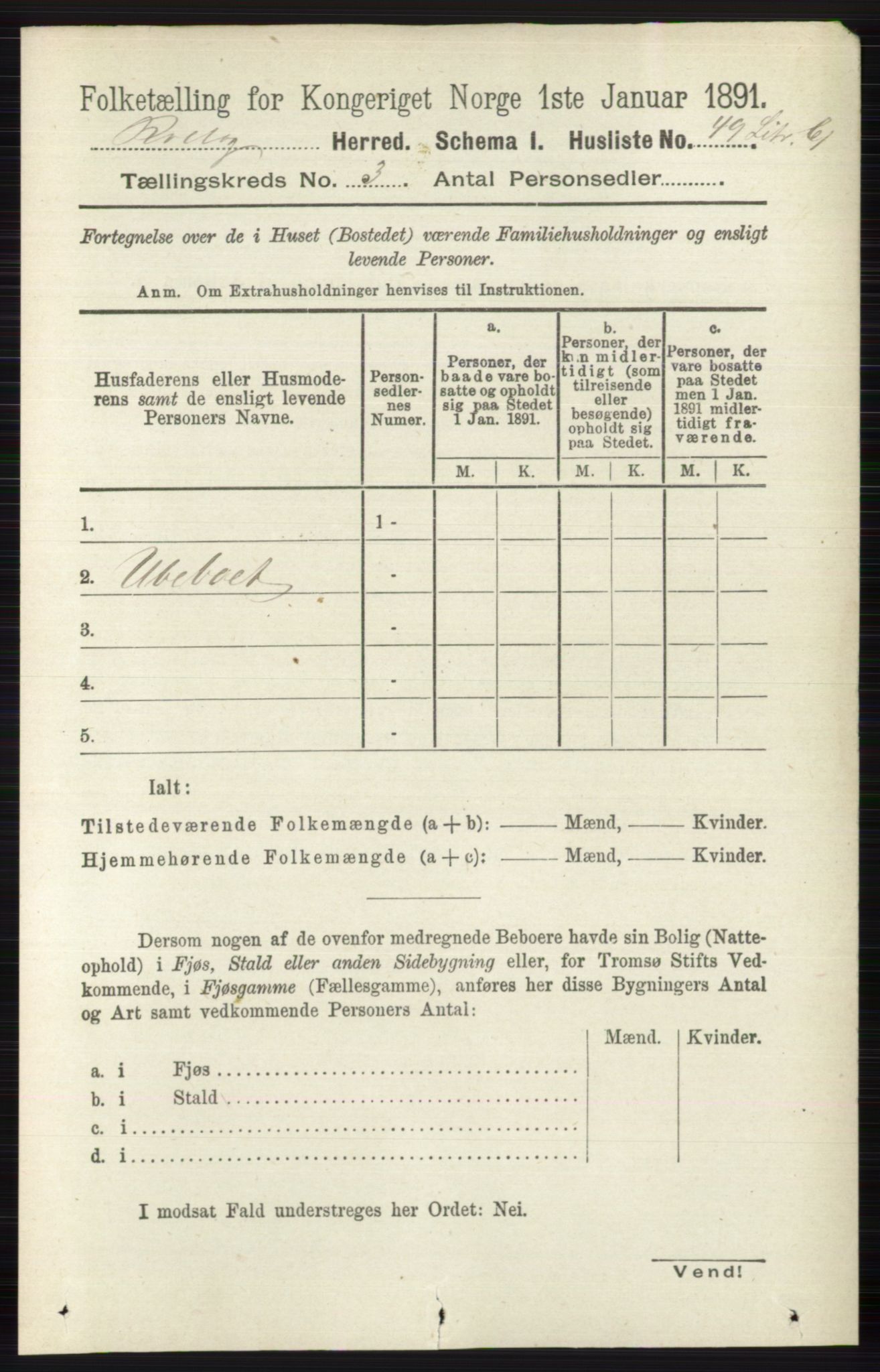 RA, Folketelling 1891 for 0632 Rollag herred, 1891, s. 917