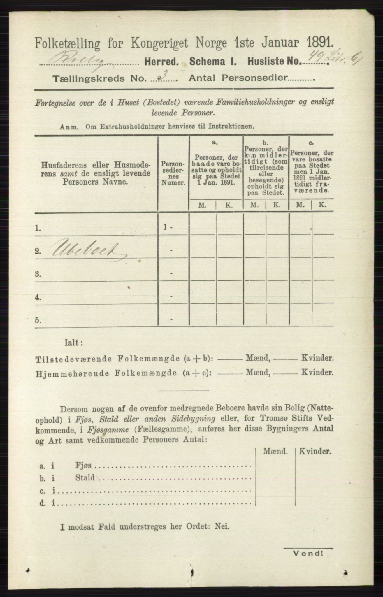 RA, Folketelling 1891 for 0632 Rollag herred, 1891, s. 917