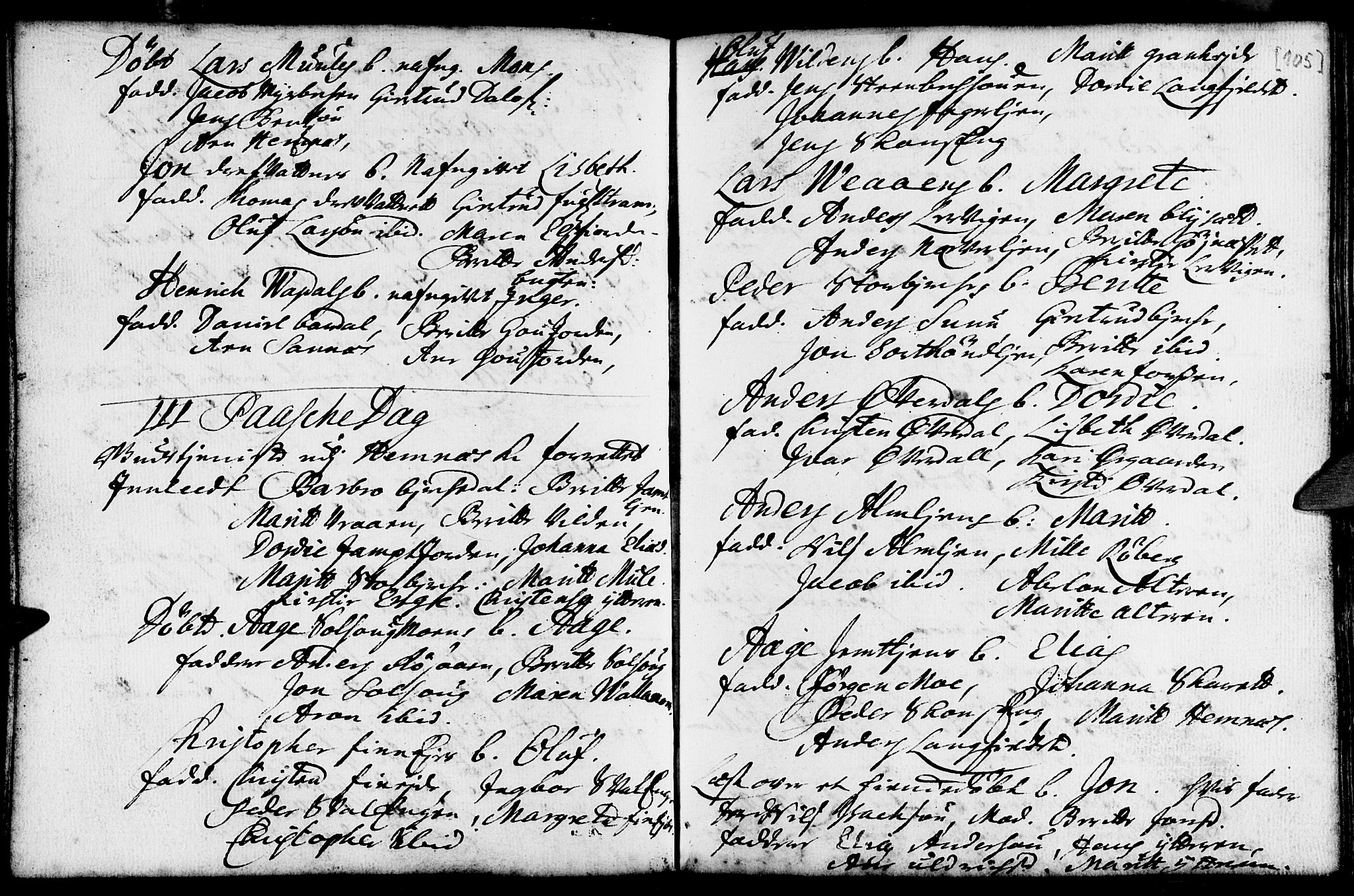 Ministerialprotokoller, klokkerbøker og fødselsregistre - Nordland, AV/SAT-A-1459/825/L0345: Ministerialbok nr. 825A01, 1704-1728, s. 105