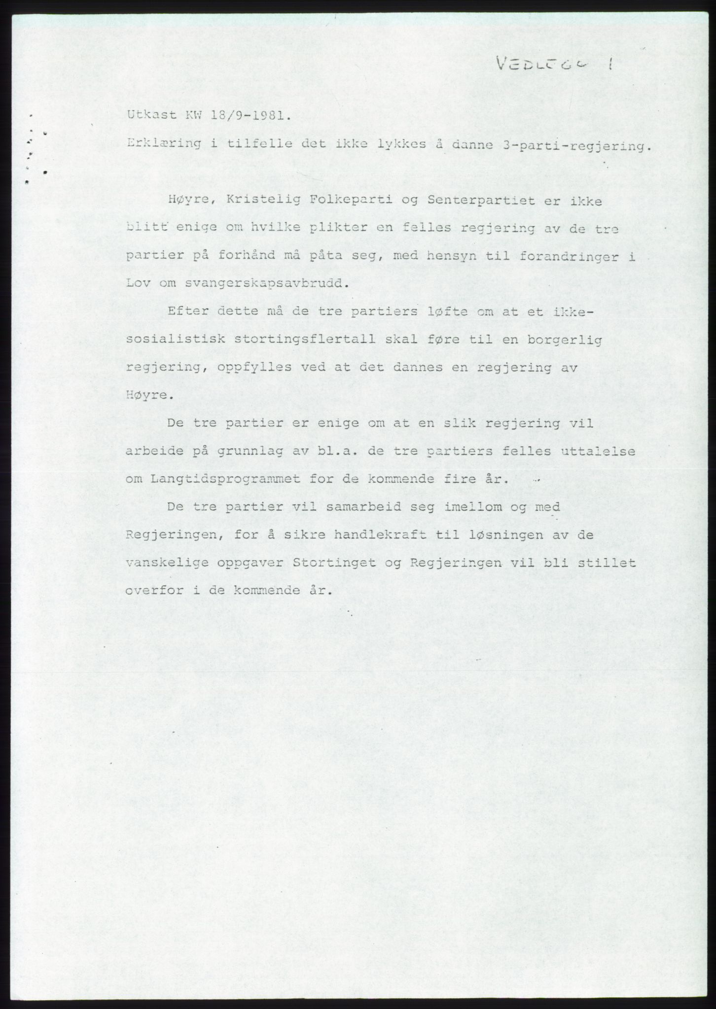 Forhandlingsmøtene 1981 mellom Høyre, KrF og Senterpartiet om dannelse av regjering, RA/PA-0695/A/L0001: Forhandlingsprotokoll, 1981, s. 24