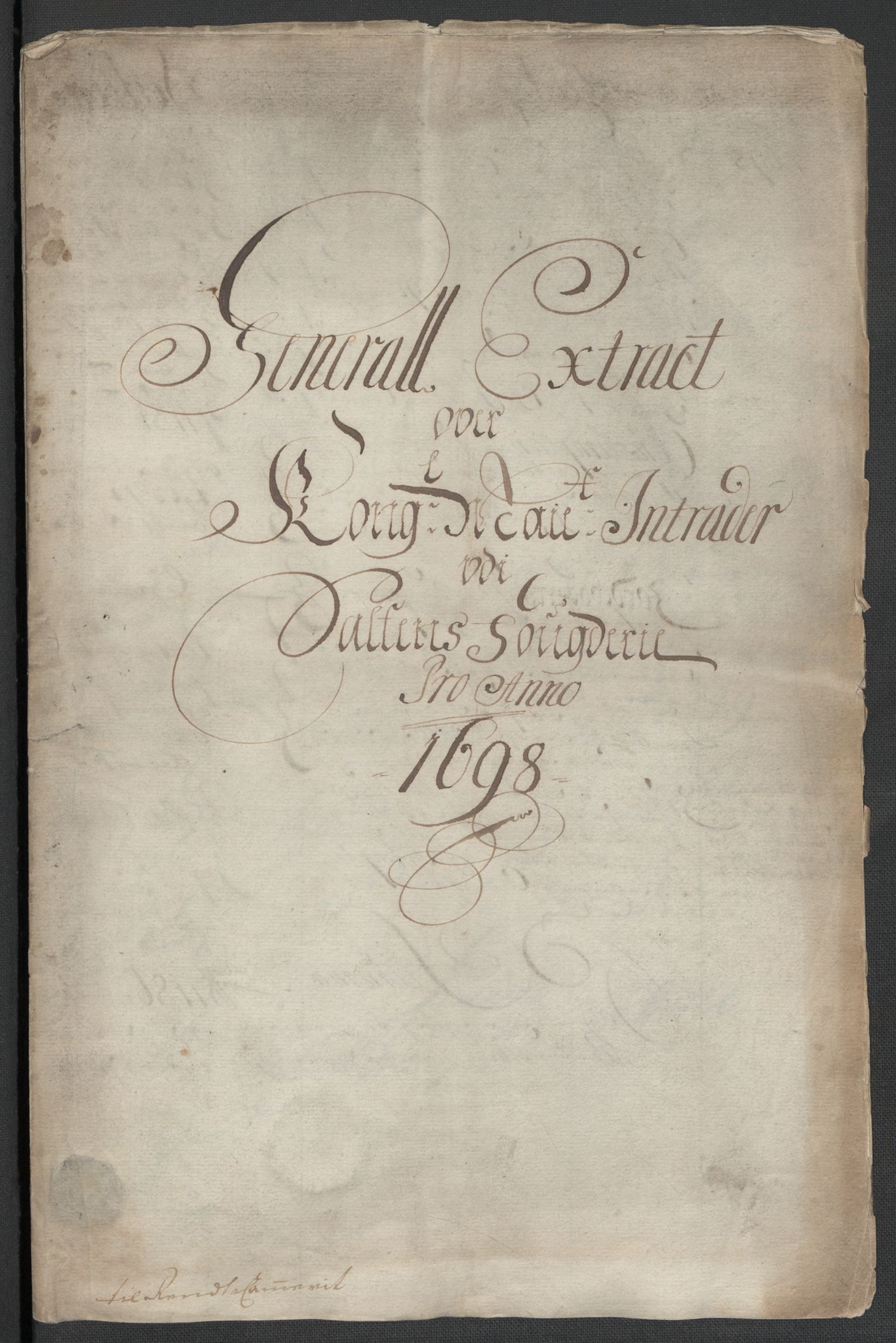 Rentekammeret inntil 1814, Reviderte regnskaper, Fogderegnskap, RA/EA-4092/R66/L4579: Fogderegnskap Salten, 1697-1700, s. 140