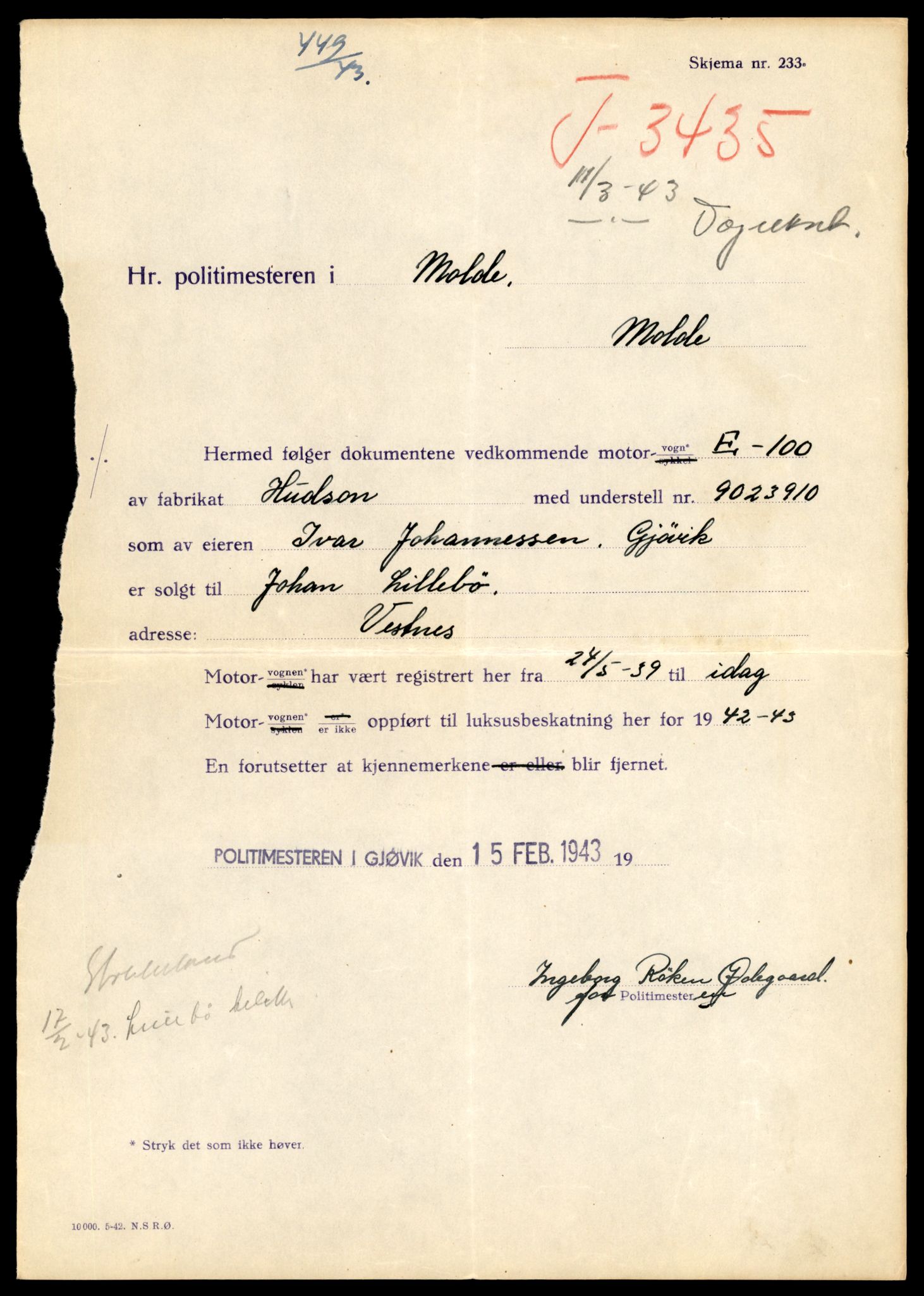 Møre og Romsdal vegkontor - Ålesund trafikkstasjon, SAT/A-4099/F/Fe/L0008: Registreringskort for kjøretøy T 747 - T 894, 1927-1998, s. 1408