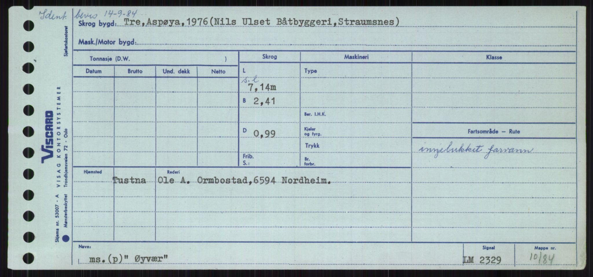 Sjøfartsdirektoratet med forløpere, Skipsmålingen, AV/RA-S-1627/H/Ha/L0006/0002: Fartøy, Sver-Å / Fartøy, U-Å, s. 868