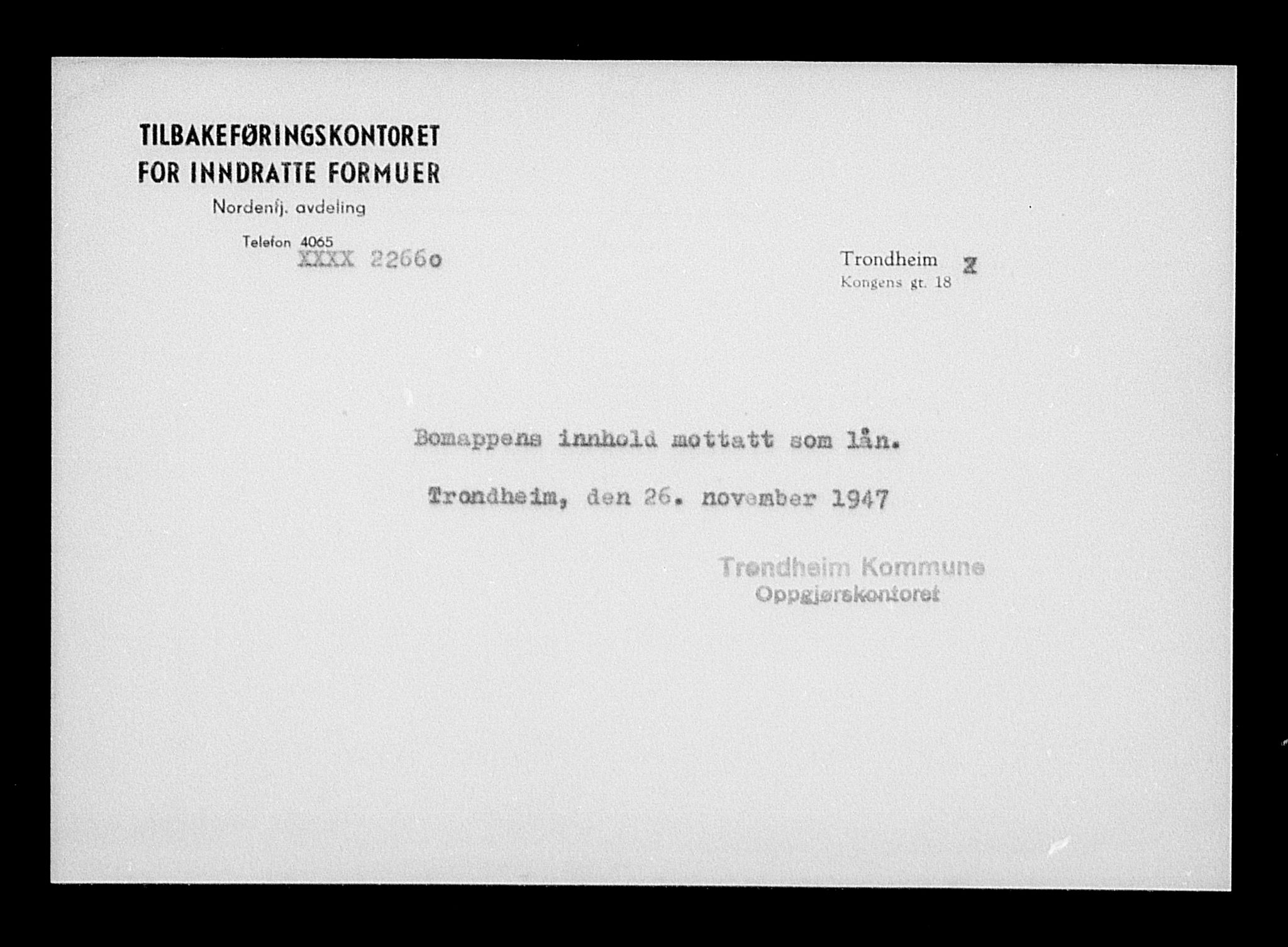 Justisdepartementet, Tilbakeføringskontoret for inndratte formuer, AV/RA-S-1564/H/Hc/Hca/L0908: --, 1945-1947, s. 183