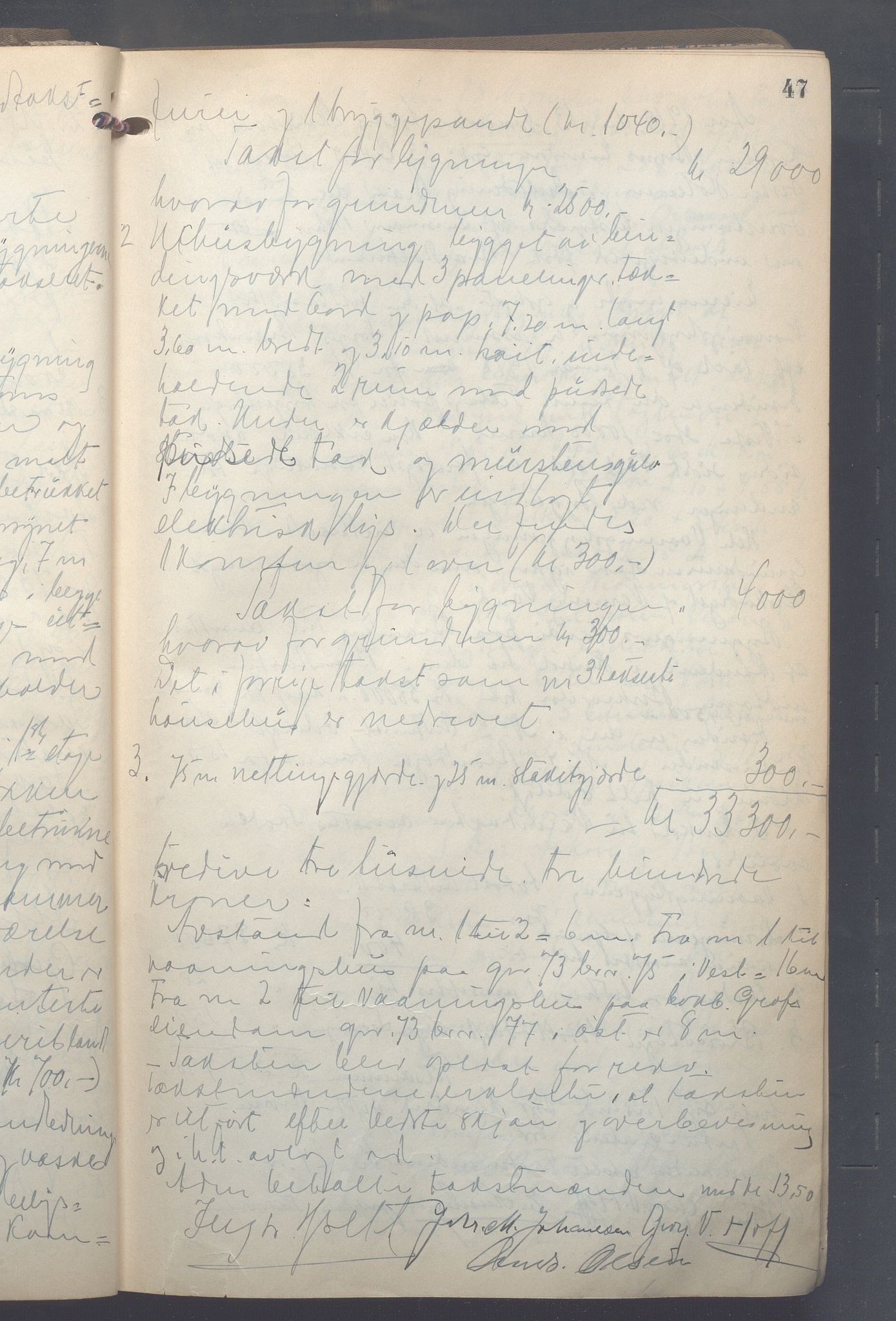 Lensmennene i Aker, OBA/A-10133/F/Fa/L0020: Branntakstprotokoll, 1919-1923, s. 47