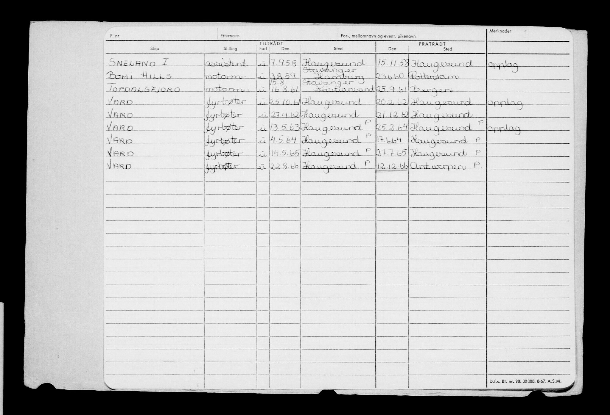 Direktoratet for sjømenn, AV/RA-S-3545/G/Gb/L0046: Hovedkort, 1902, s. 26