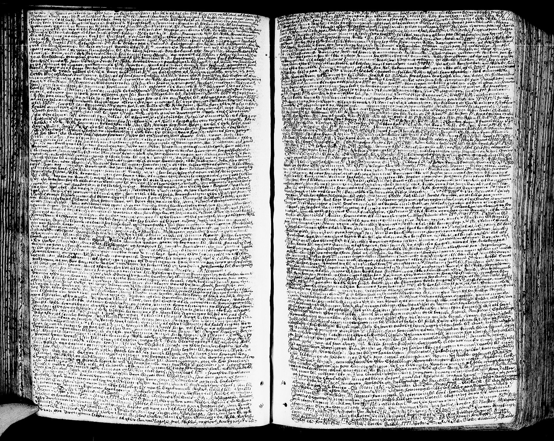 Lier, Røyken og Hurum sorenskriveri, AV/SAKO-A-89/H/Hc/L0006: Skifteprotokoll, 1773-1789, s. 312b-313a