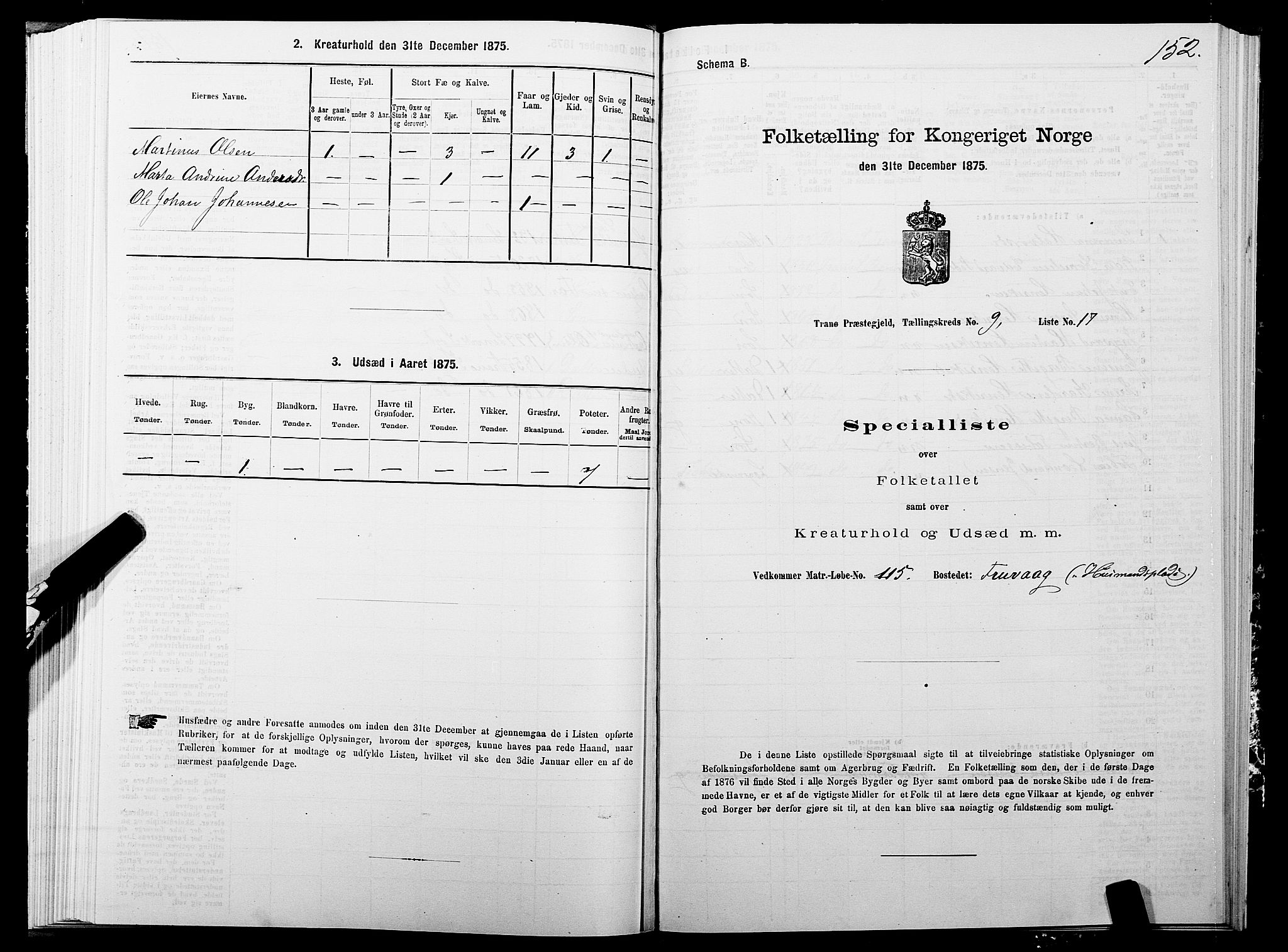 SATØ, Folketelling 1875 for 1927P Tranøy prestegjeld, 1875, s. 4152