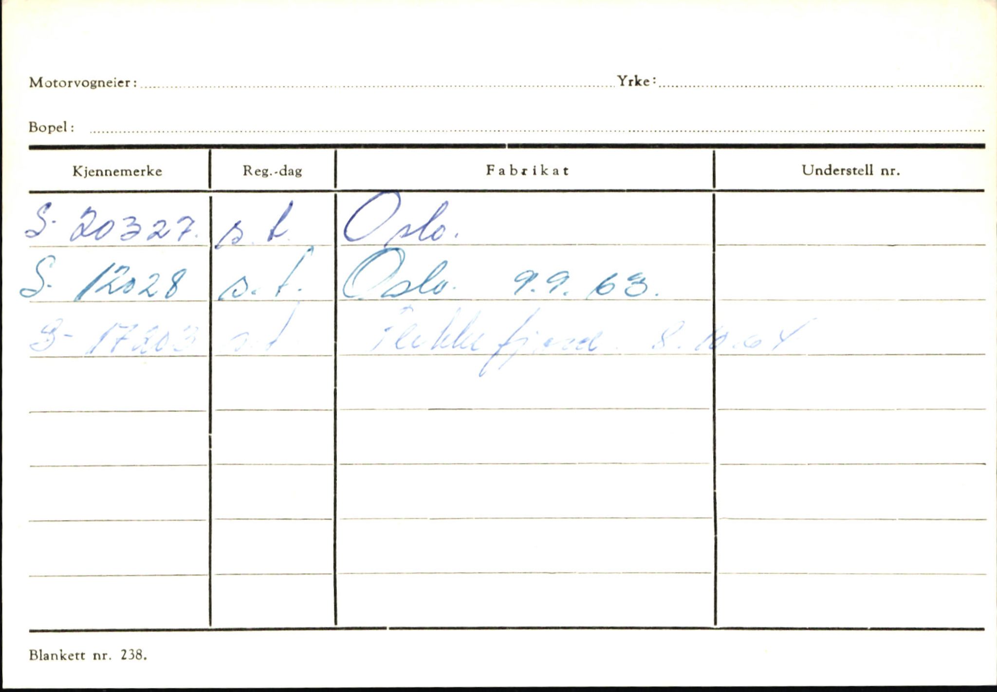 Statens vegvesen, Sogn og Fjordane vegkontor, AV/SAB-A-5301/4/F/L0146: Registerkort Årdal R-Å samt diverse kort, 1945-1975, s. 881