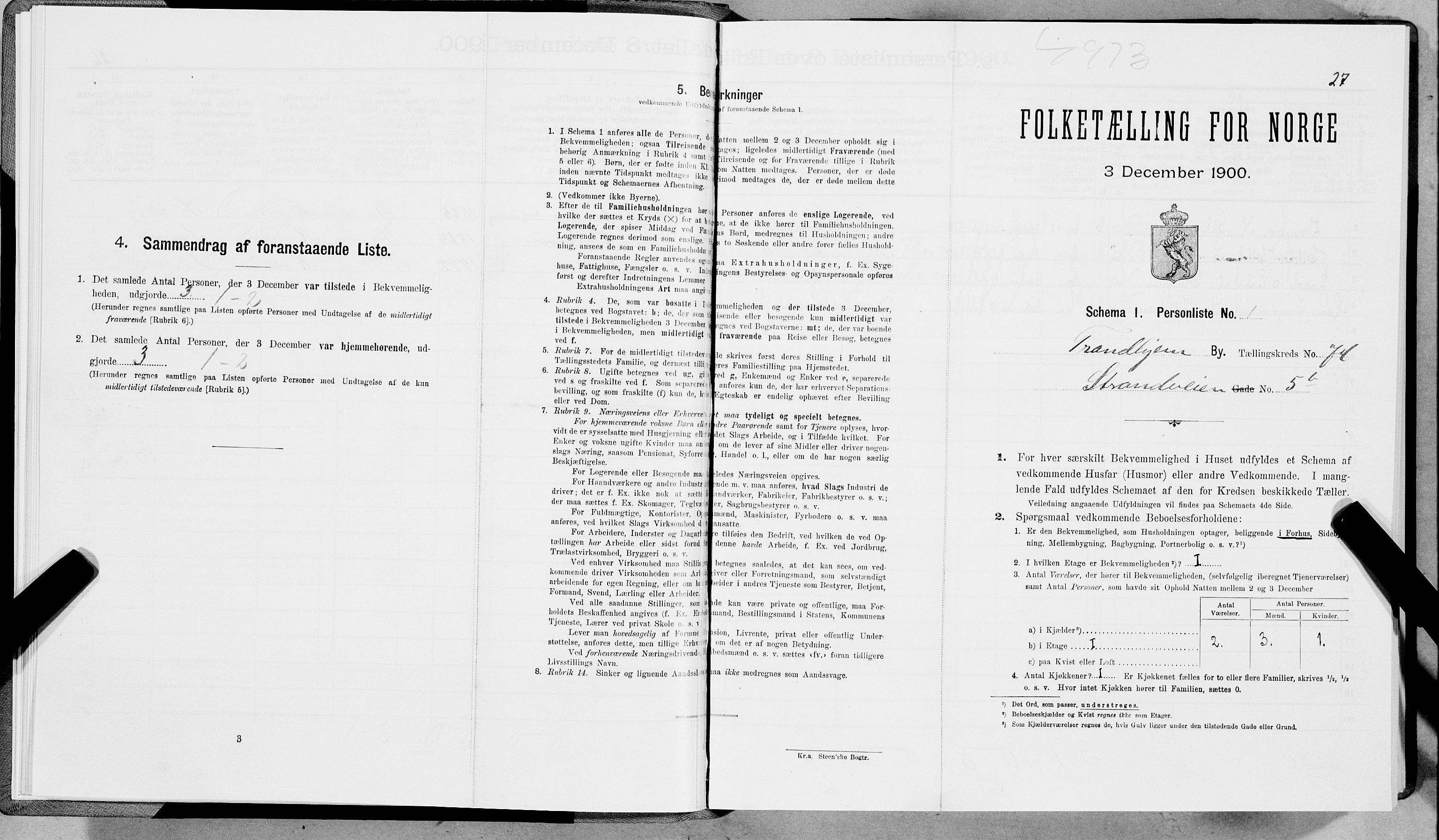 SAT, Folketelling 1900 for 1601 Trondheim kjøpstad, 1900, s. 14456