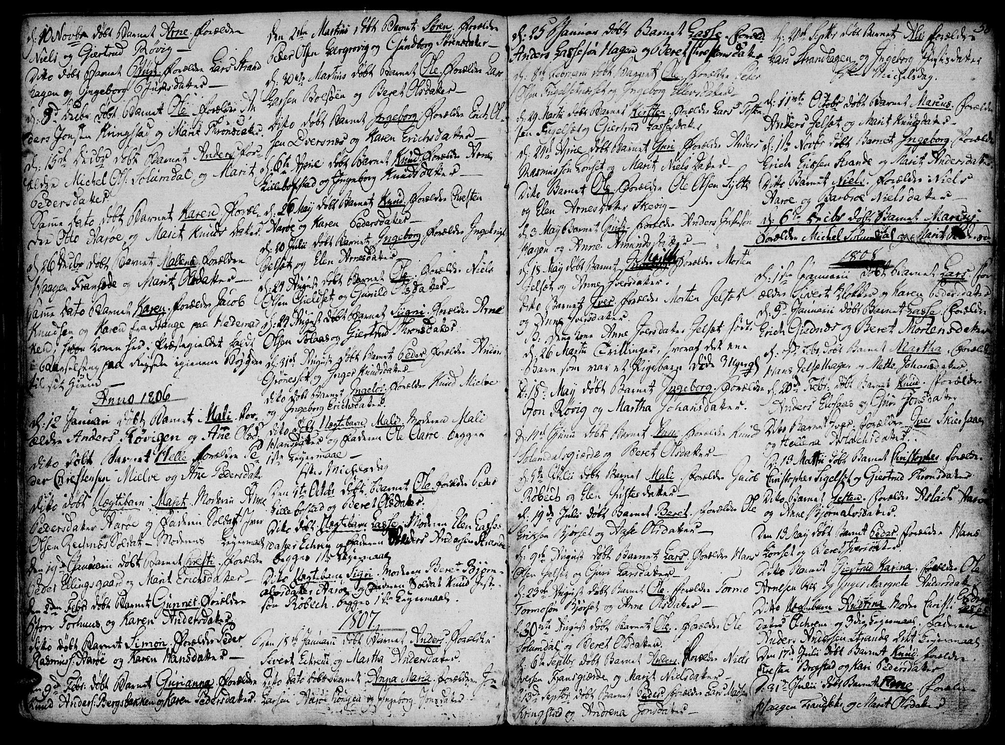 Ministerialprotokoller, klokkerbøker og fødselsregistre - Møre og Romsdal, AV/SAT-A-1454/555/L0649: Ministerialbok nr. 555A02 /1, 1795-1821, s. 58