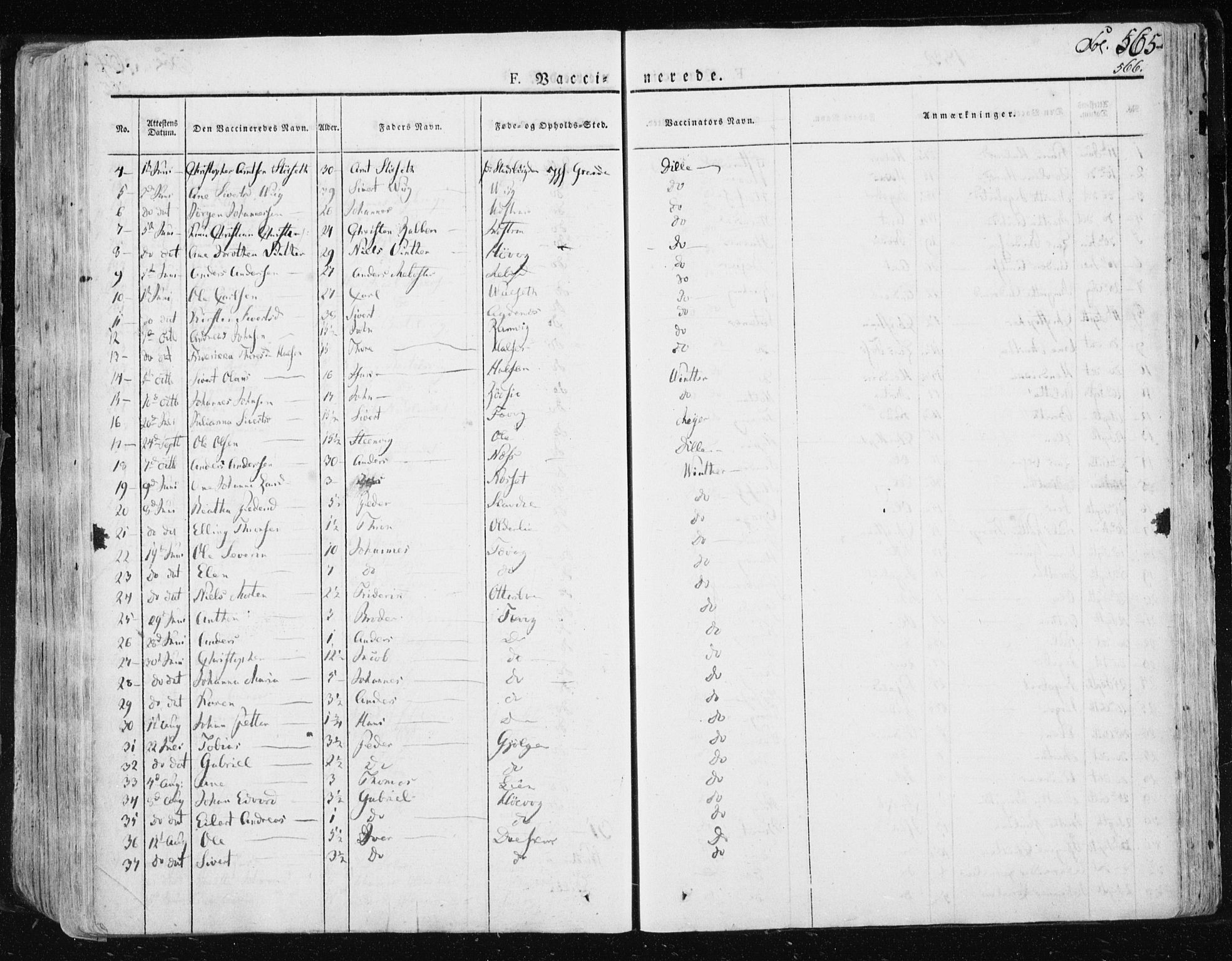 Ministerialprotokoller, klokkerbøker og fødselsregistre - Sør-Trøndelag, AV/SAT-A-1456/659/L0735: Ministerialbok nr. 659A05, 1826-1841, s. 565