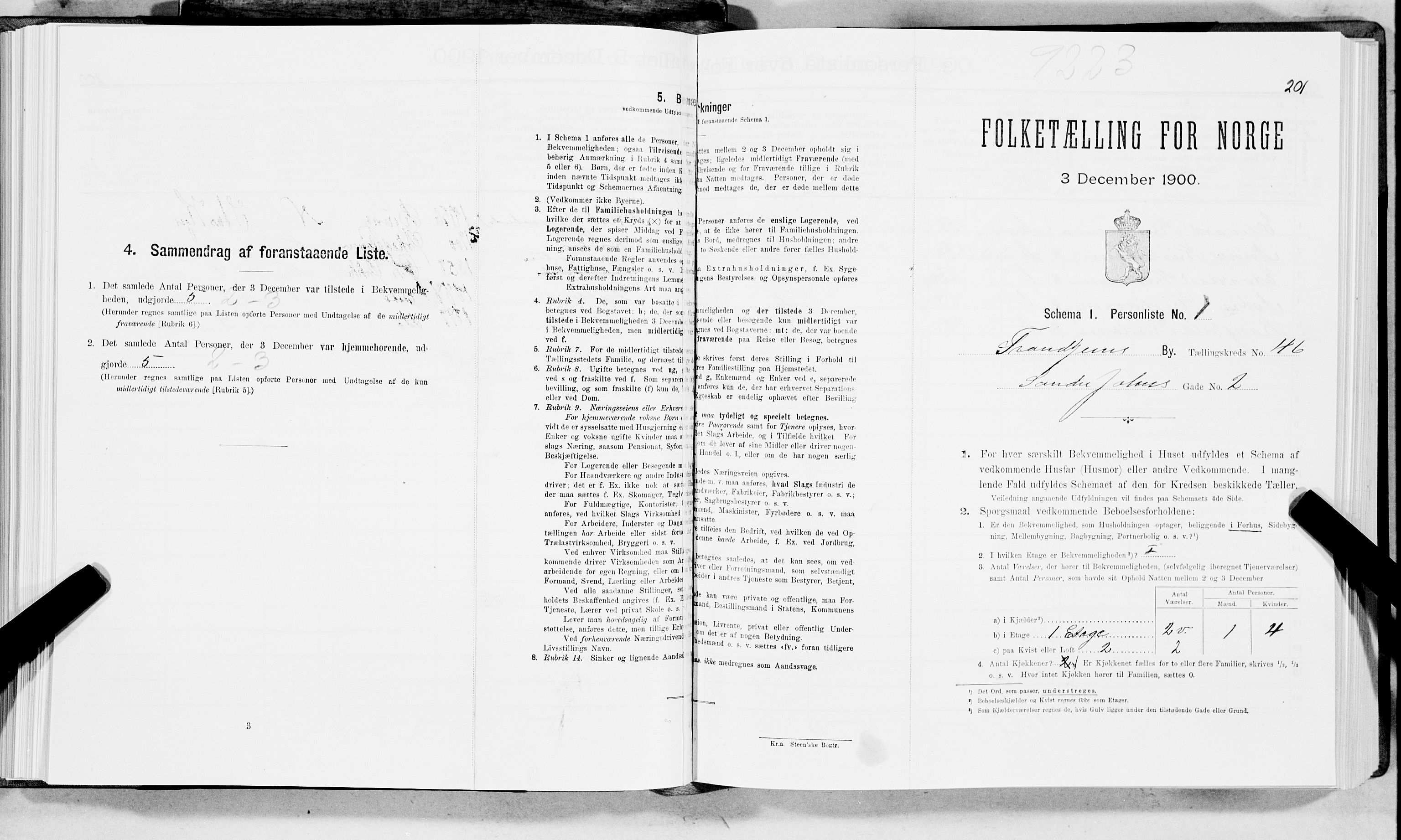 SAT, Folketelling 1900 for 1601 Trondheim kjøpstad, 1900, s. 7504