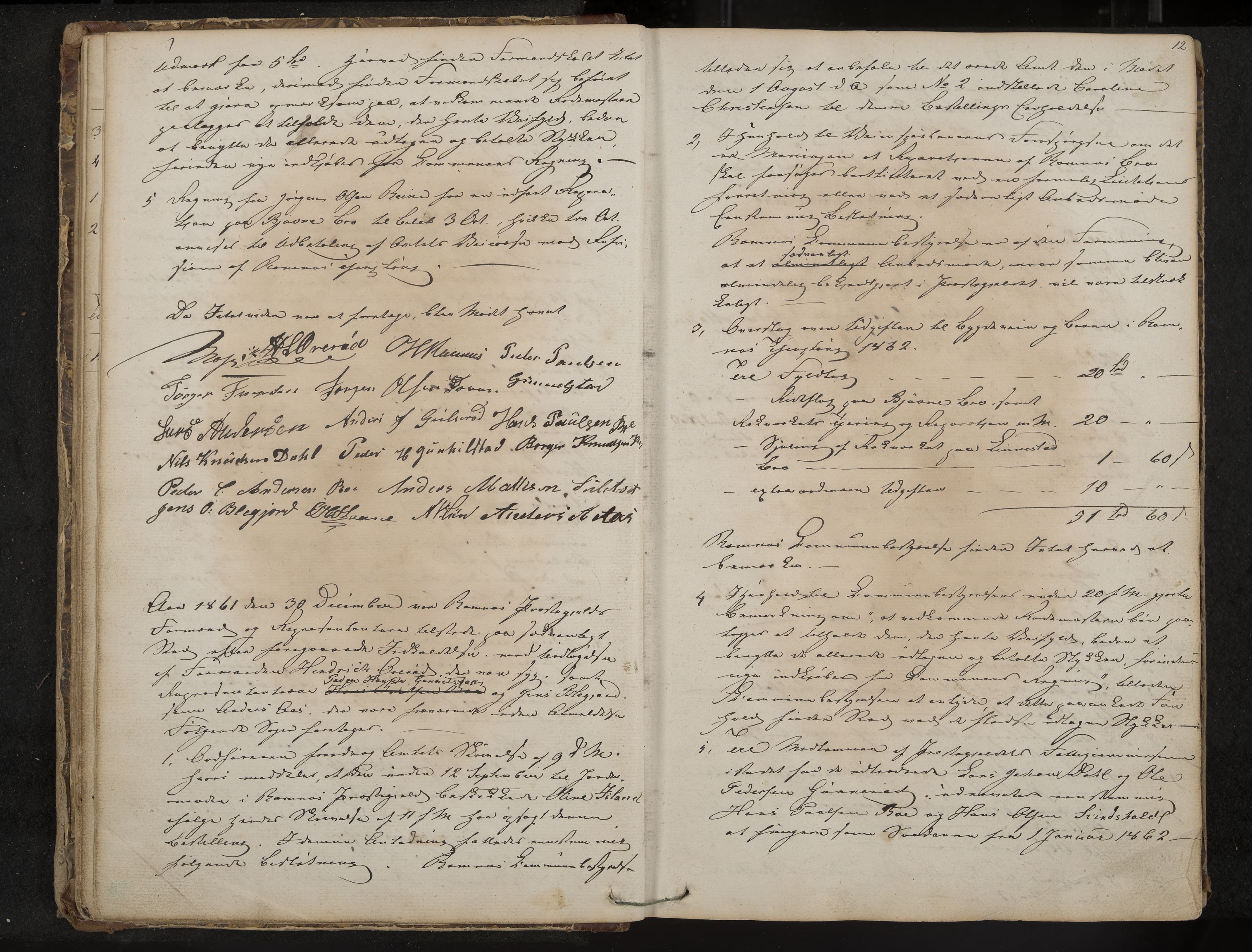 Ramnes formannskap og sentraladministrasjon, IKAK/0718021/A/Aa/L0002: Møtebok, 1860-1870, s. 12