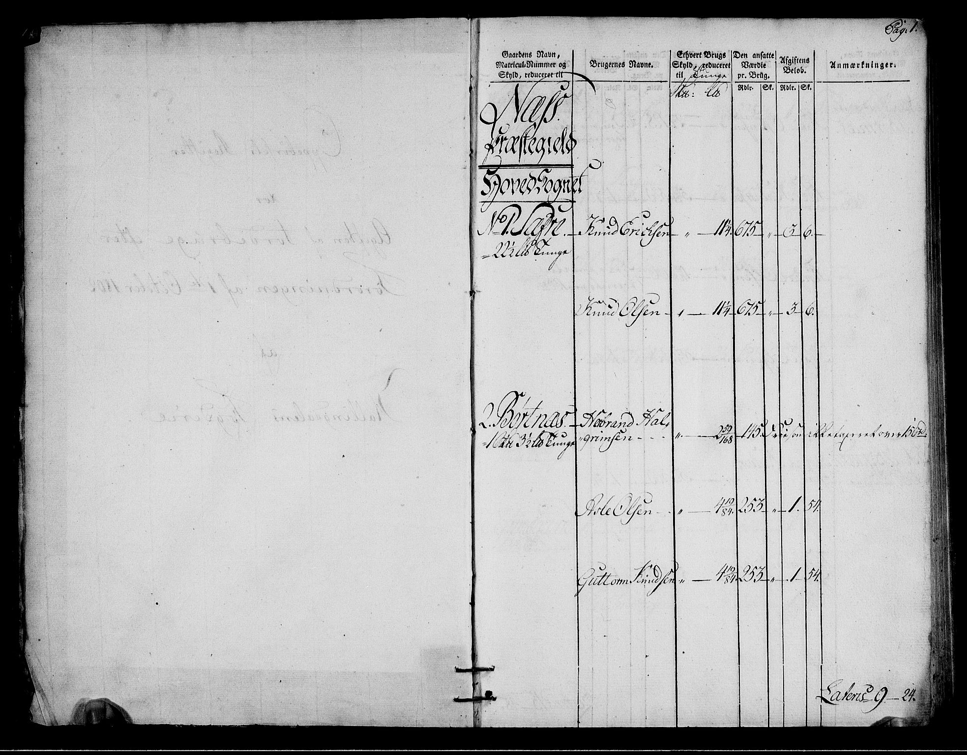 Rentekammeret inntil 1814, Realistisk ordnet avdeling, AV/RA-EA-4070/N/Ne/Nea/L0050: Ringerike og Hallingdal fogderi. Oppebørselsregister for Hallingdal, 1803-1804, s. 3