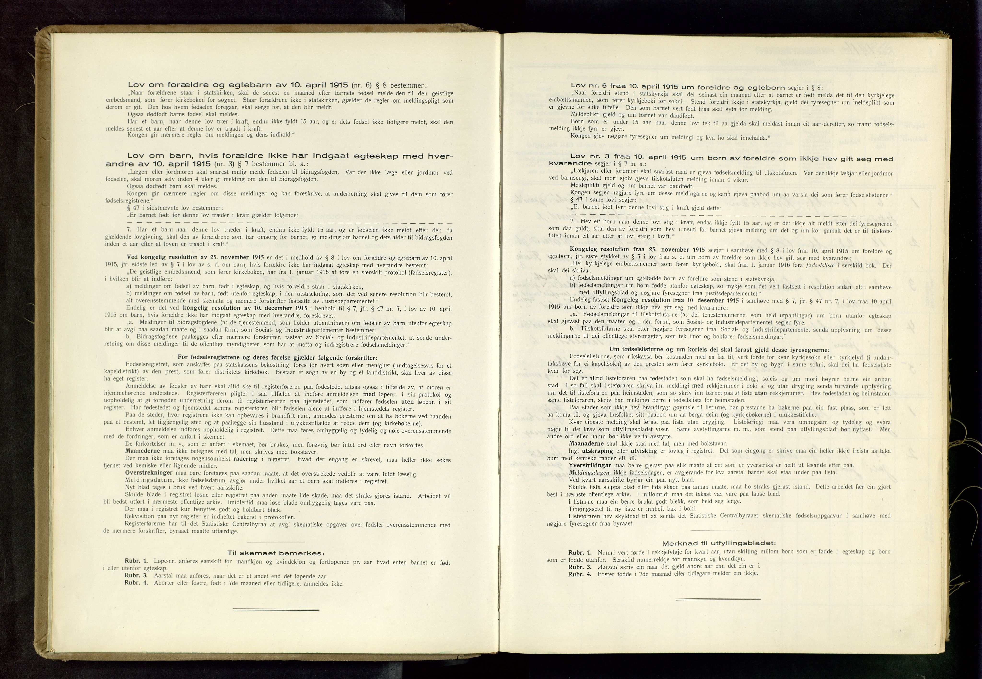 Vikedal sokneprestkontor, AV/SAST-A-101840/01/II: Fødselsregister nr. 4, 1916-1982