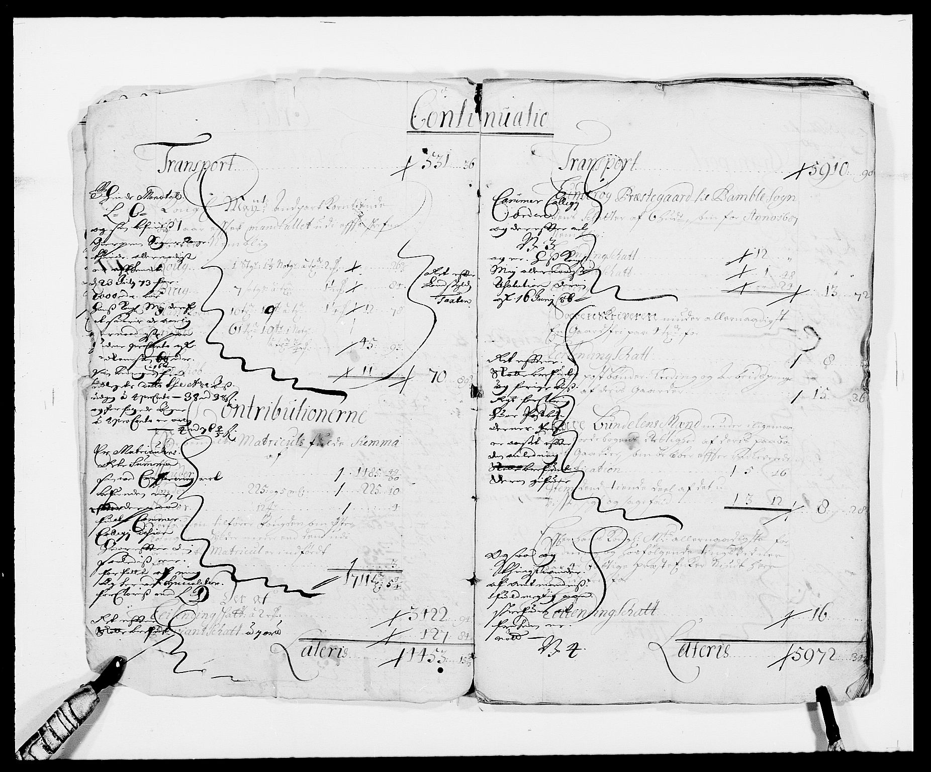 Rentekammeret inntil 1814, Reviderte regnskaper, Fogderegnskap, AV/RA-EA-4092/R34/L2050: Fogderegnskap Bamble, 1688-1691, s. 3