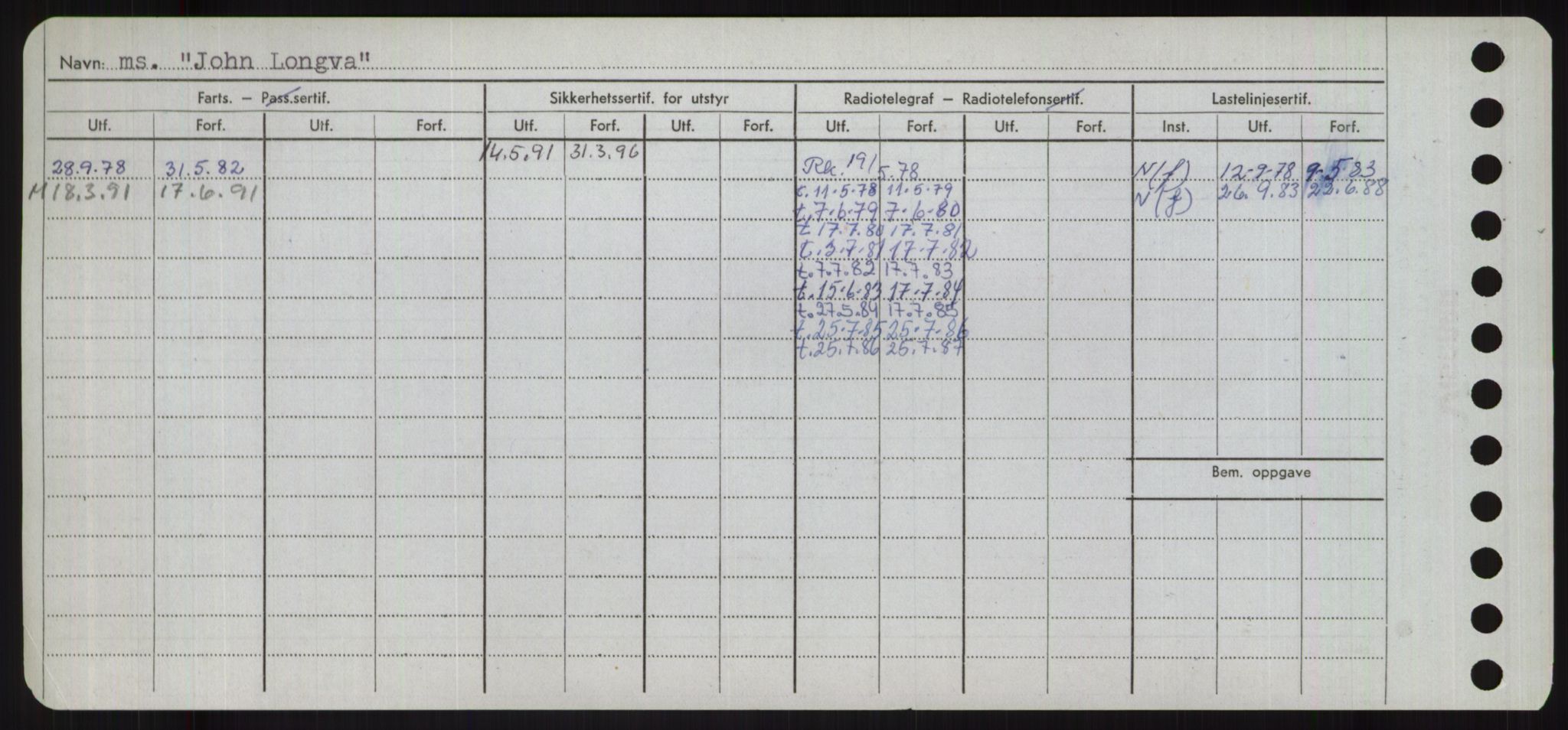 Sjøfartsdirektoratet med forløpere, Skipsmålingen, RA/S-1627/H/Ha/L0003/0001: Fartøy, Hilm-Mar / Fartøy, Hilm-Kol, s. 526