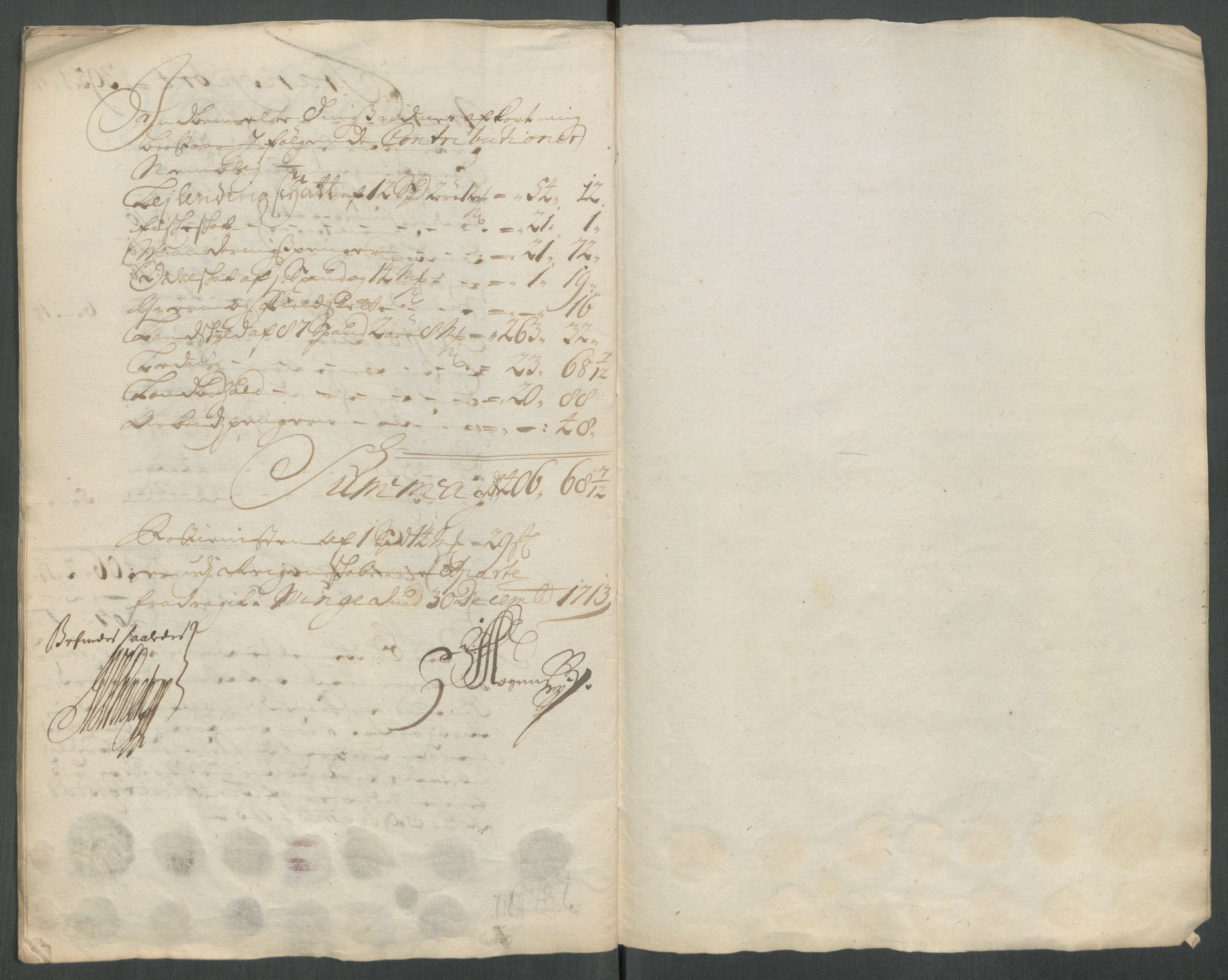 Rentekammeret inntil 1814, Reviderte regnskaper, Fogderegnskap, AV/RA-EA-4092/R62/L4203: Fogderegnskap Stjørdal og Verdal, 1713, s. 310