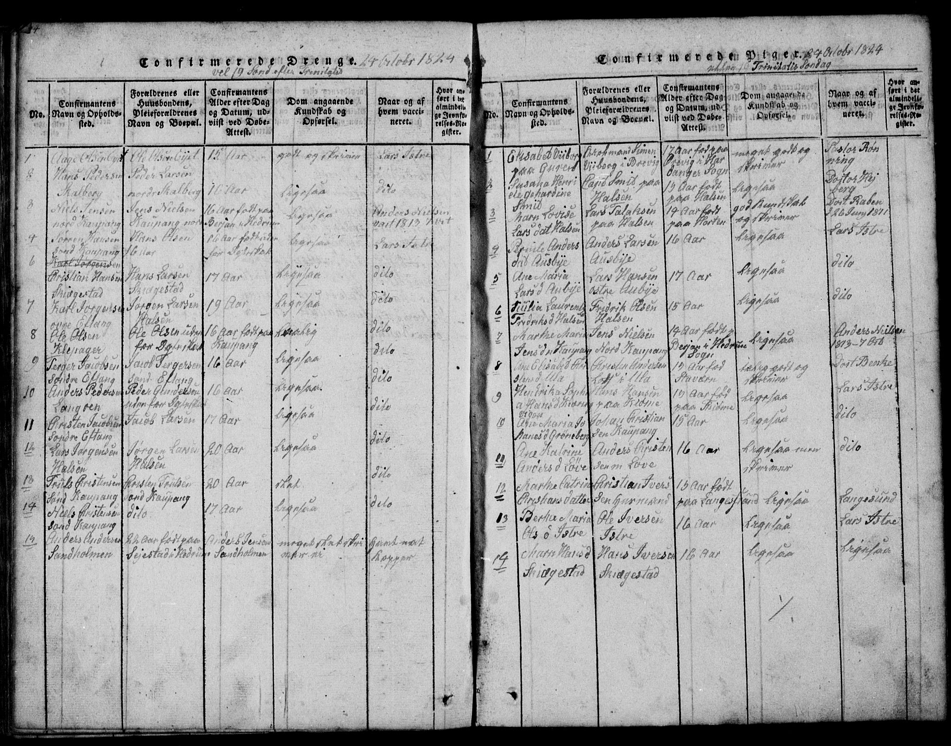 Tjølling kirkebøker, AV/SAKO-A-60/G/Ga/L0001: Klokkerbok nr. 1, 1814-1835, s. 504