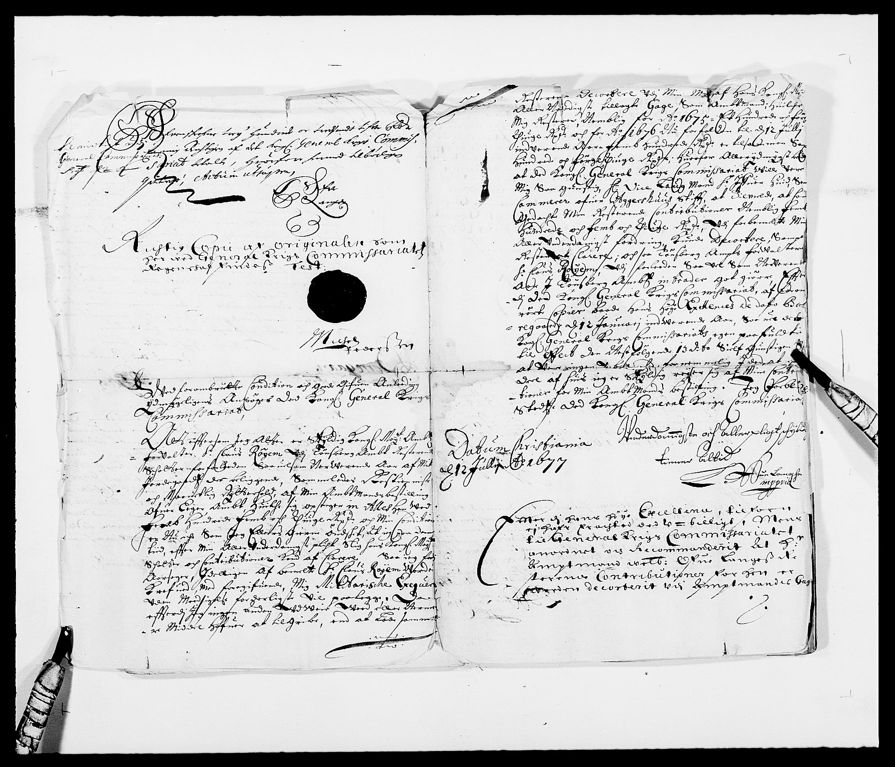 Rentekammeret inntil 1814, Reviderte regnskaper, Fogderegnskap, RA/EA-4092/R32/L1845: Fogderegnskap Jarlsberg grevskap, 1676-1678, s. 434