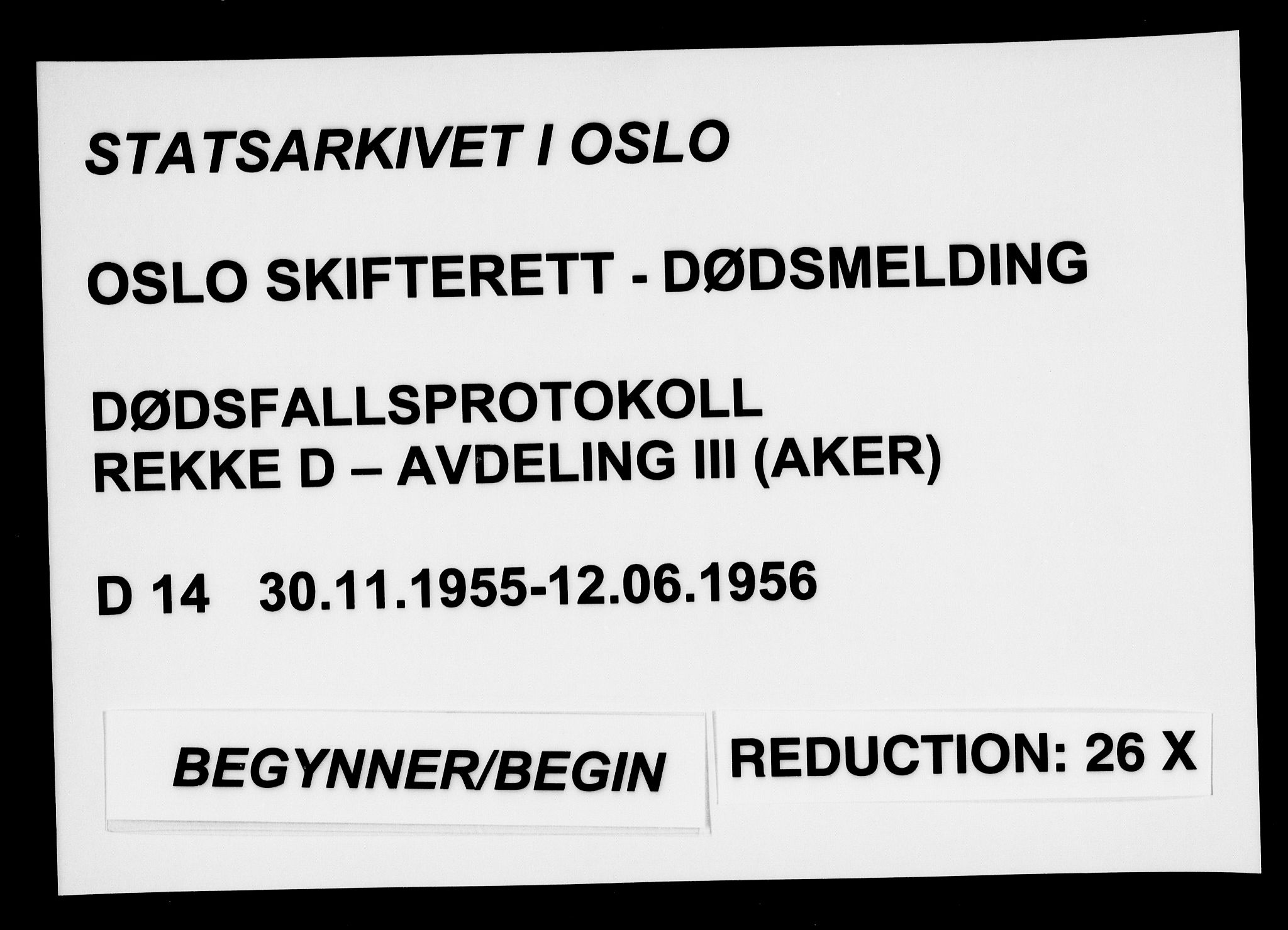 Oslo skifterett, AV/SAO-A-10383/G/Ga/Gad/L0014: Dødsfallsprotokoll - avd. III, 1955-1956