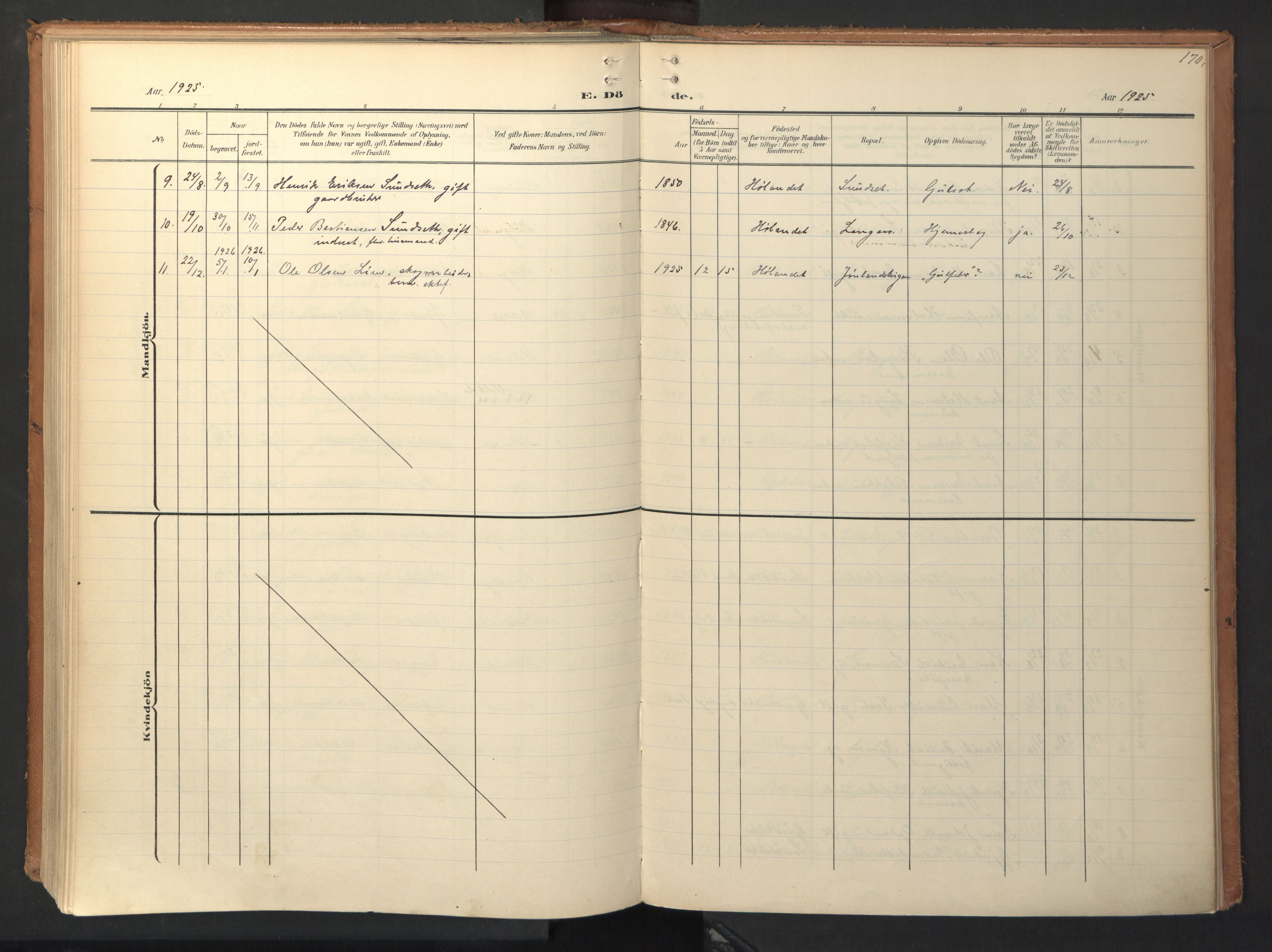 Ministerialprotokoller, klokkerbøker og fødselsregistre - Sør-Trøndelag, AV/SAT-A-1456/694/L1128: Ministerialbok nr. 694A02, 1906-1931, s. 170