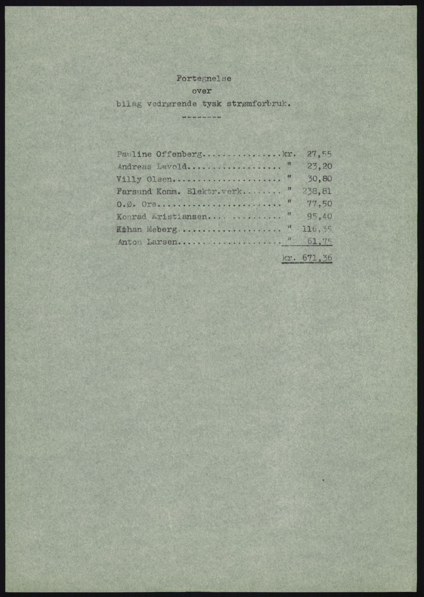 Forsvarsdepartementet, 10. kontor / Oppgjørskontoret, AV/RA-RAFA-1225/D/Db/L0180: Lista oppgjørskontor, 1942-1952, s. 130