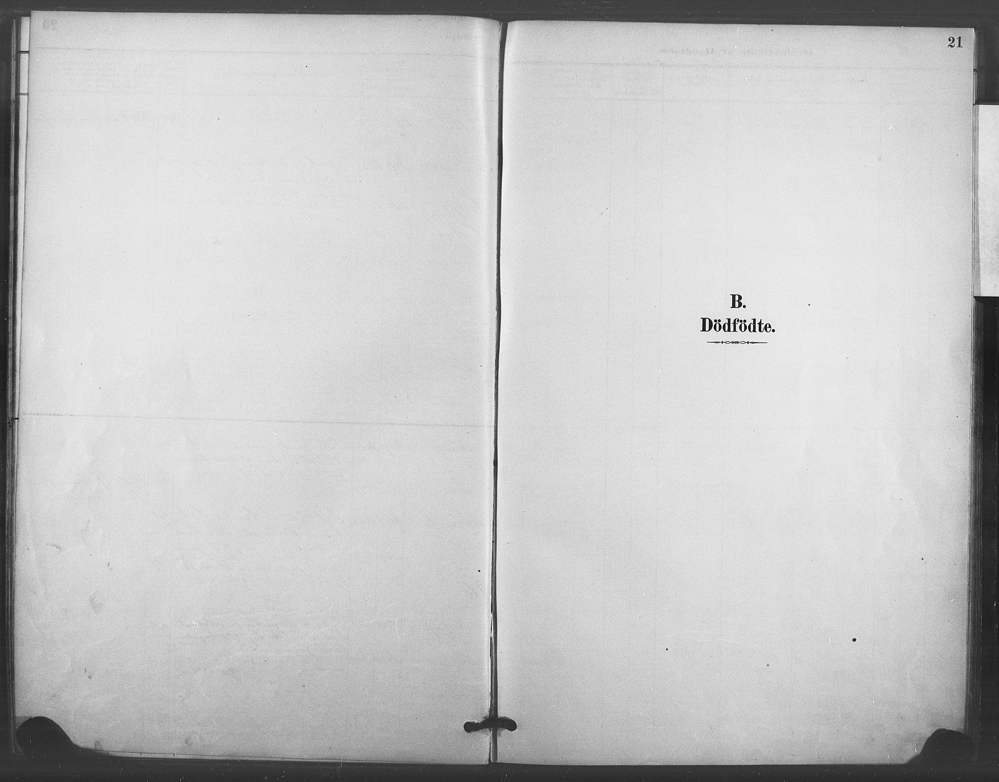 Kongsberg kirkebøker, AV/SAKO-A-22/F/Fc/L0001: Ministerialbok nr. III 1, 1883-1897, s. 21