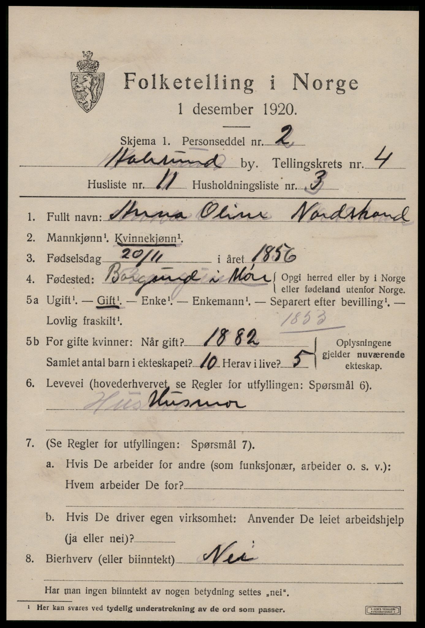 SAT, Folketelling 1920 for 1501 Ålesund kjøpstad, 1920, s. 14678
