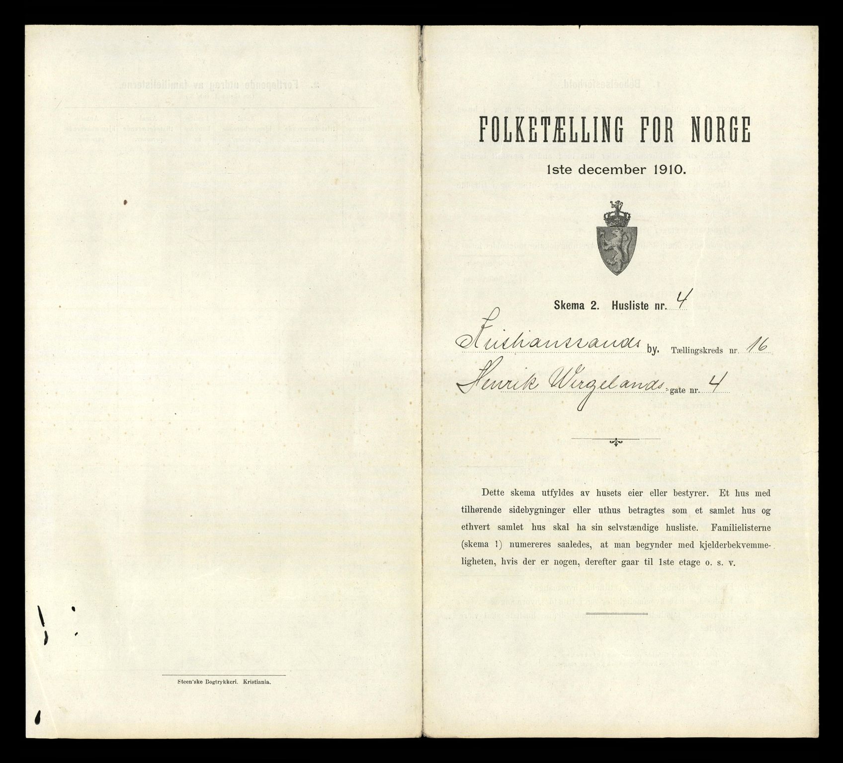 RA, Folketelling 1910 for 1001 Kristiansand kjøpstad, 1910, s. 3868