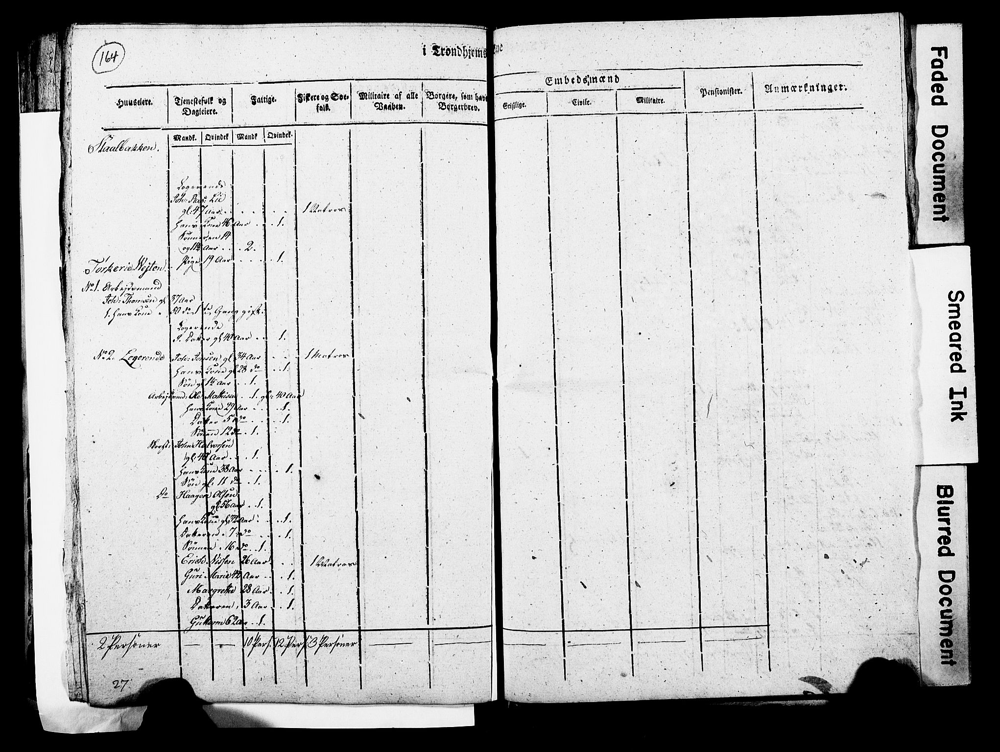 RA, Folketelling 1815 for 1601 Trondheim kjøpstad, 1815, s. 163