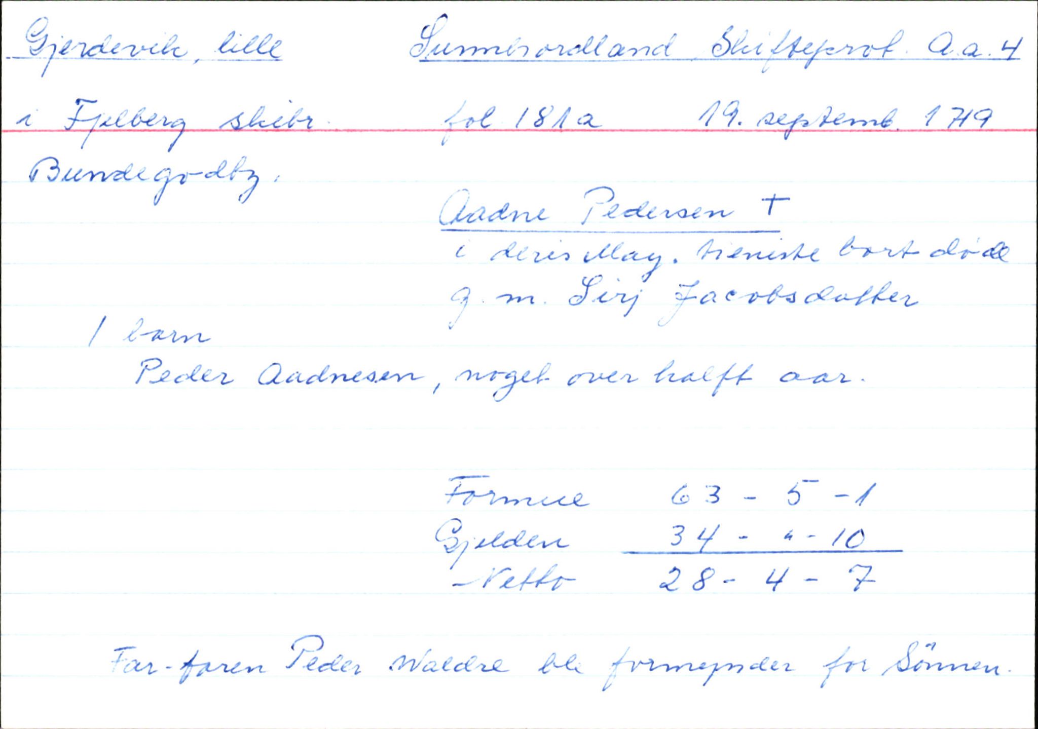 Skiftekort ved Statsarkivet i Bergen, SAB/SKIFTEKORT/004/L0003: Skifteprotokoll nr. 4, 1717-1722, s. 33