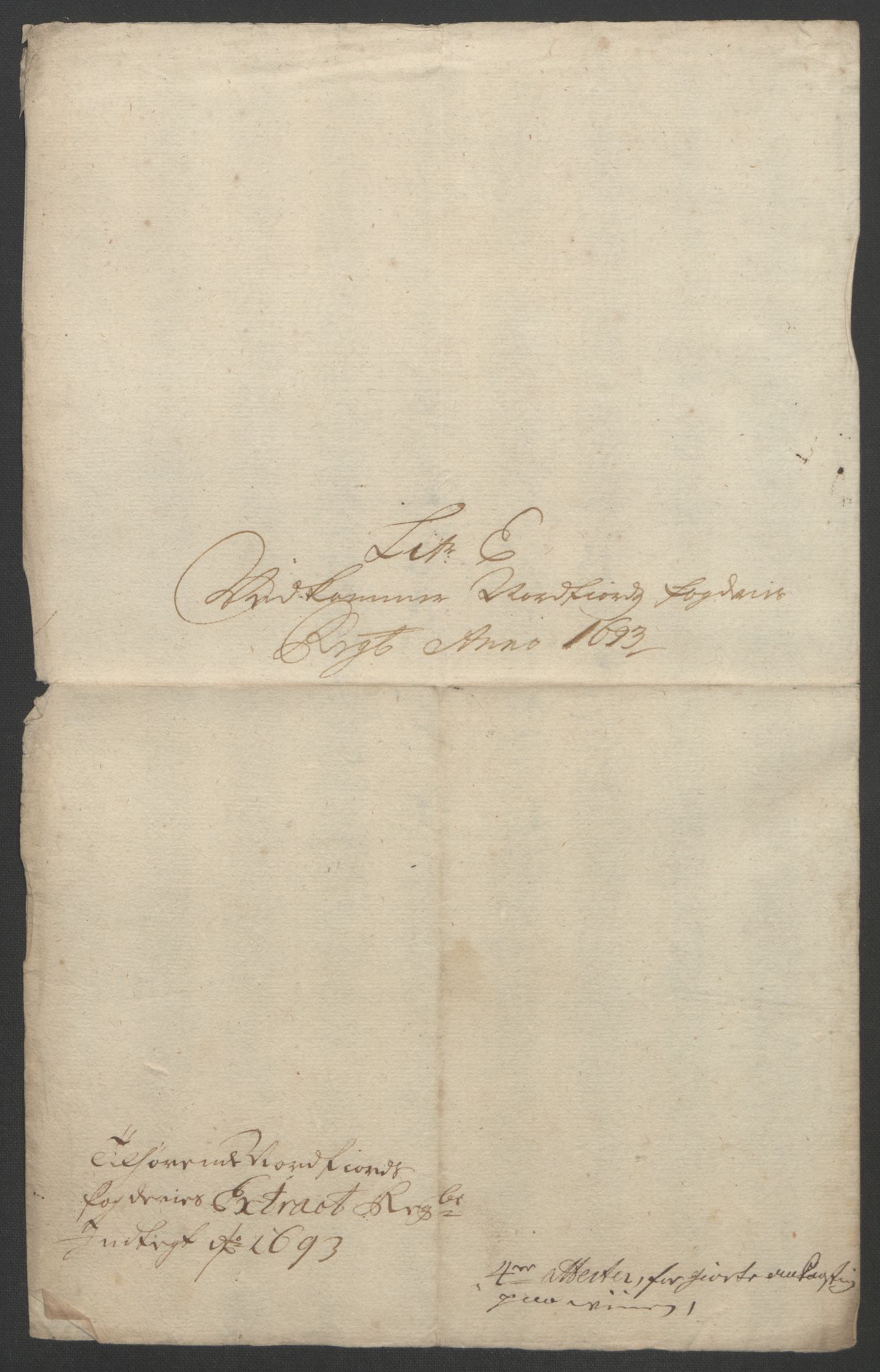 Rentekammeret inntil 1814, Reviderte regnskaper, Fogderegnskap, AV/RA-EA-4092/R53/L3421: Fogderegnskap Sunn- og Nordfjord, 1693-1694, s. 206
