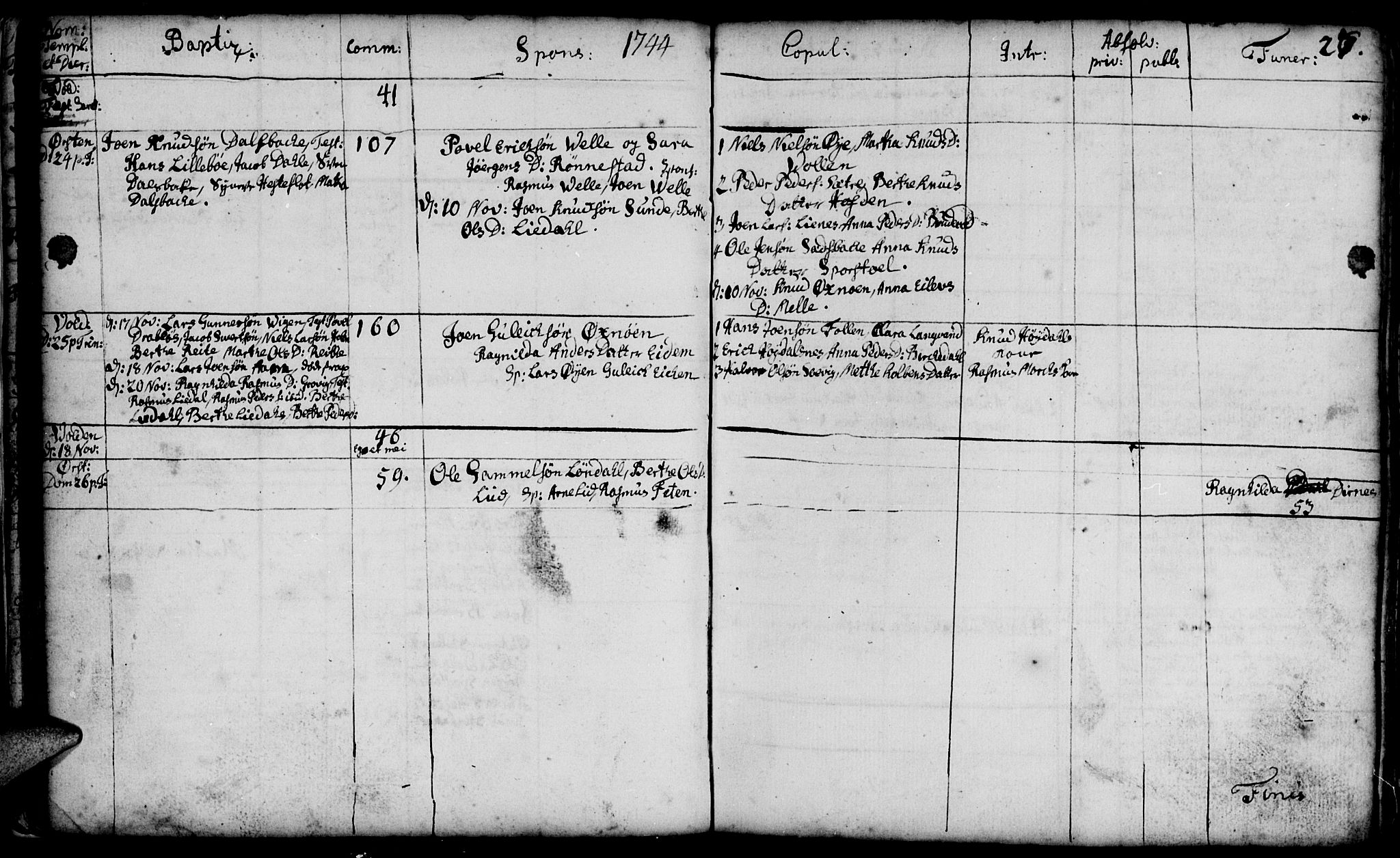 Ministerialprotokoller, klokkerbøker og fødselsregistre - Møre og Romsdal, AV/SAT-A-1454/511/L0135: Ministerialbok nr. 511A02, 1741-1760, s. 27