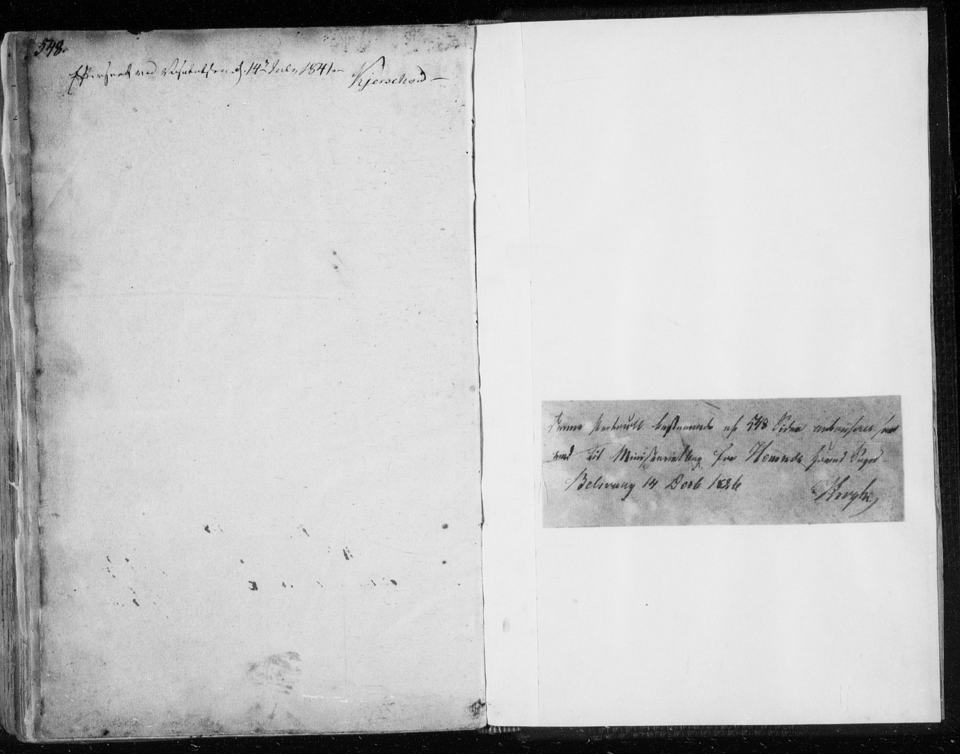 Ministerialprotokoller, klokkerbøker og fødselsregistre - Nordland, AV/SAT-A-1459/825/L0354: Ministerialbok nr. 825A08, 1826-1841