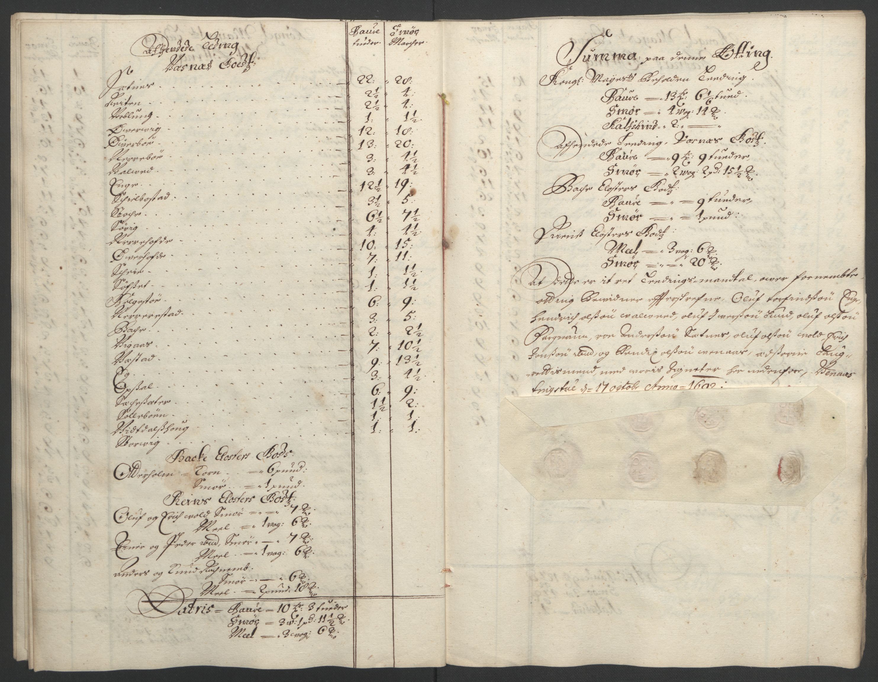 Rentekammeret inntil 1814, Reviderte regnskaper, Fogderegnskap, AV/RA-EA-4092/R55/L3650: Fogderegnskap Romsdal, 1692, s. 150