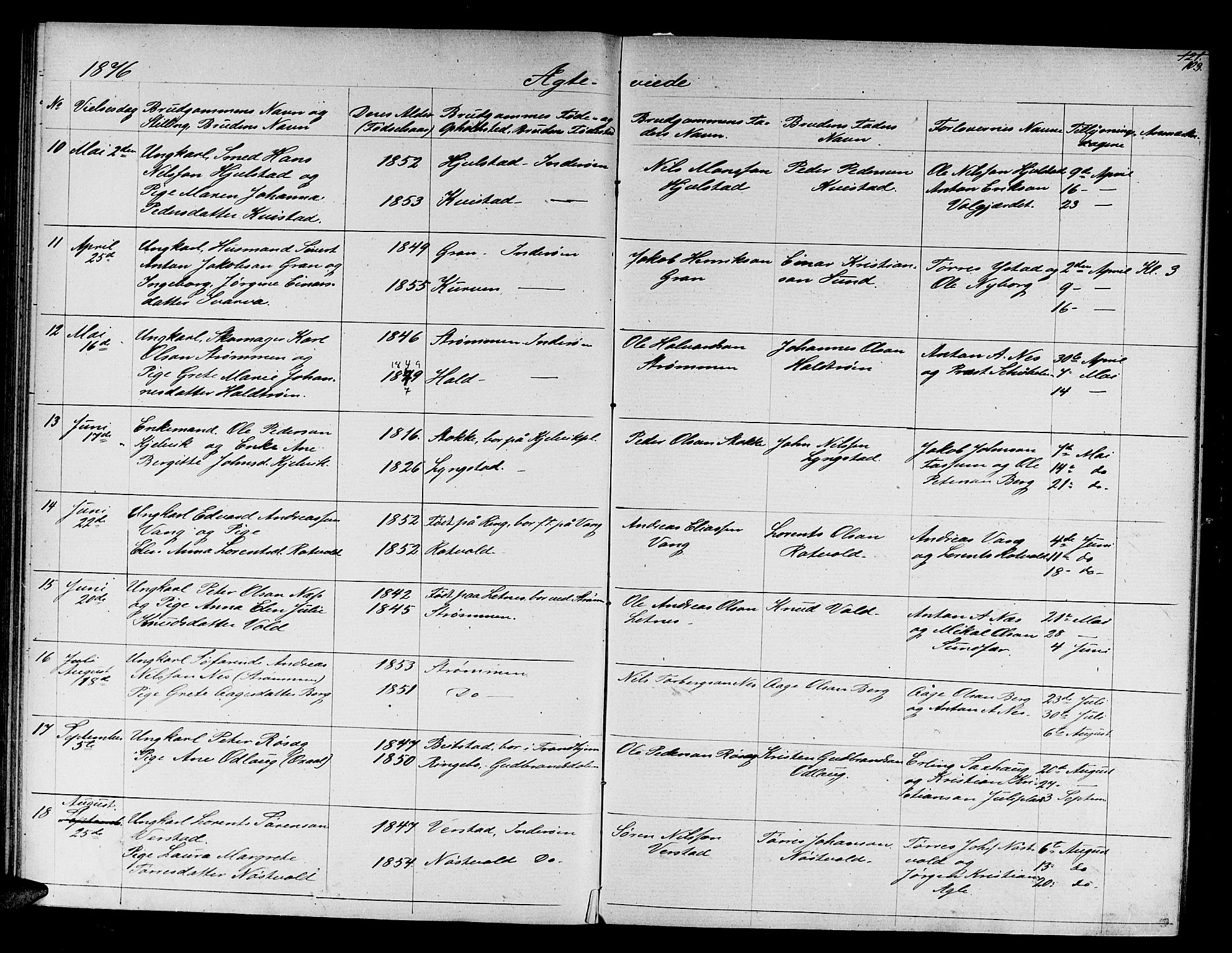 Ministerialprotokoller, klokkerbøker og fødselsregistre - Nord-Trøndelag, SAT/A-1458/730/L0300: Klokkerbok nr. 730C03, 1872-1879, s. 103